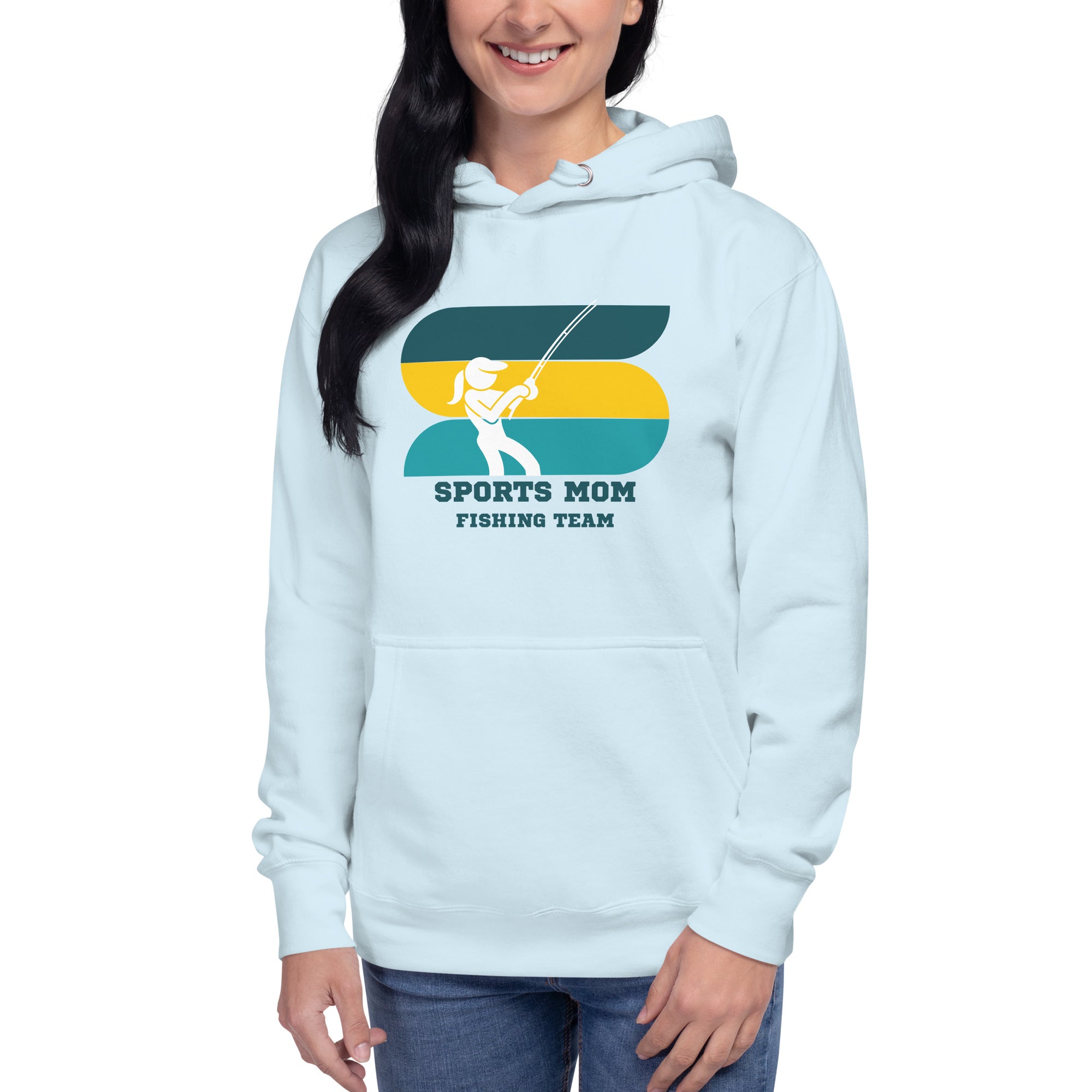 The Original Sports Mom Fishing Team Women's Heavy Hoodie