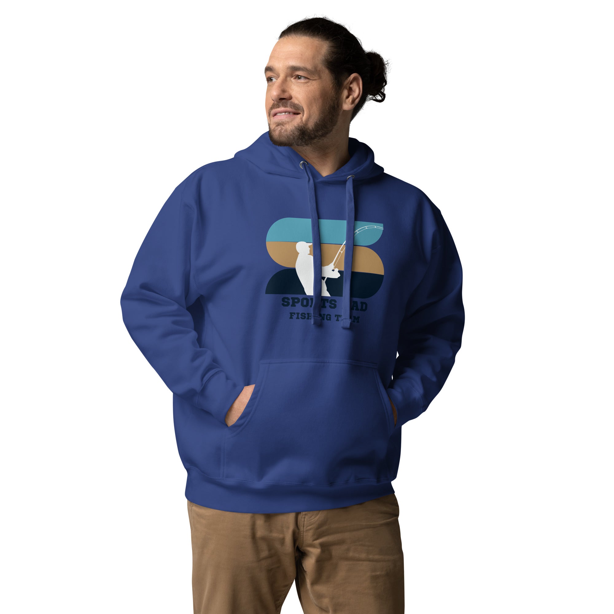 The Original Sports Dad Fishing Team Original Men's Heavy Hoodie