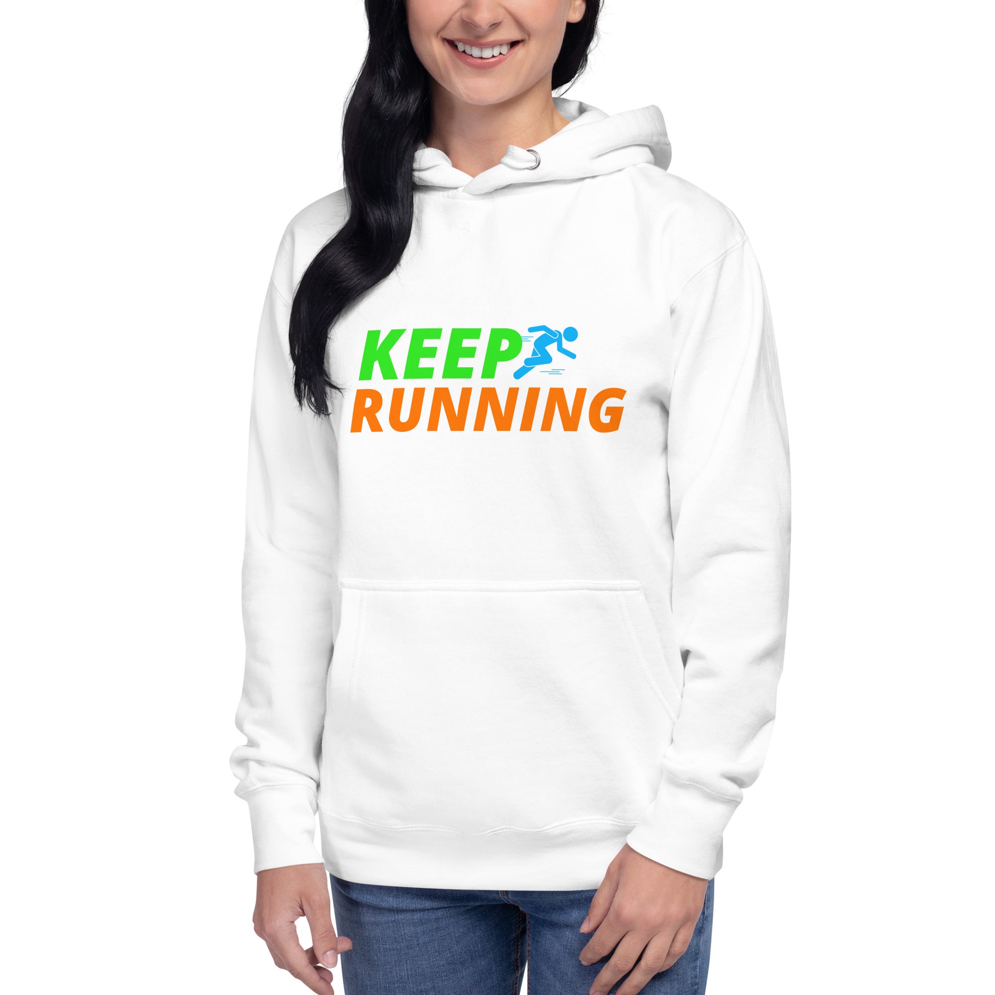Keep Running Women's Heavy Hoodie