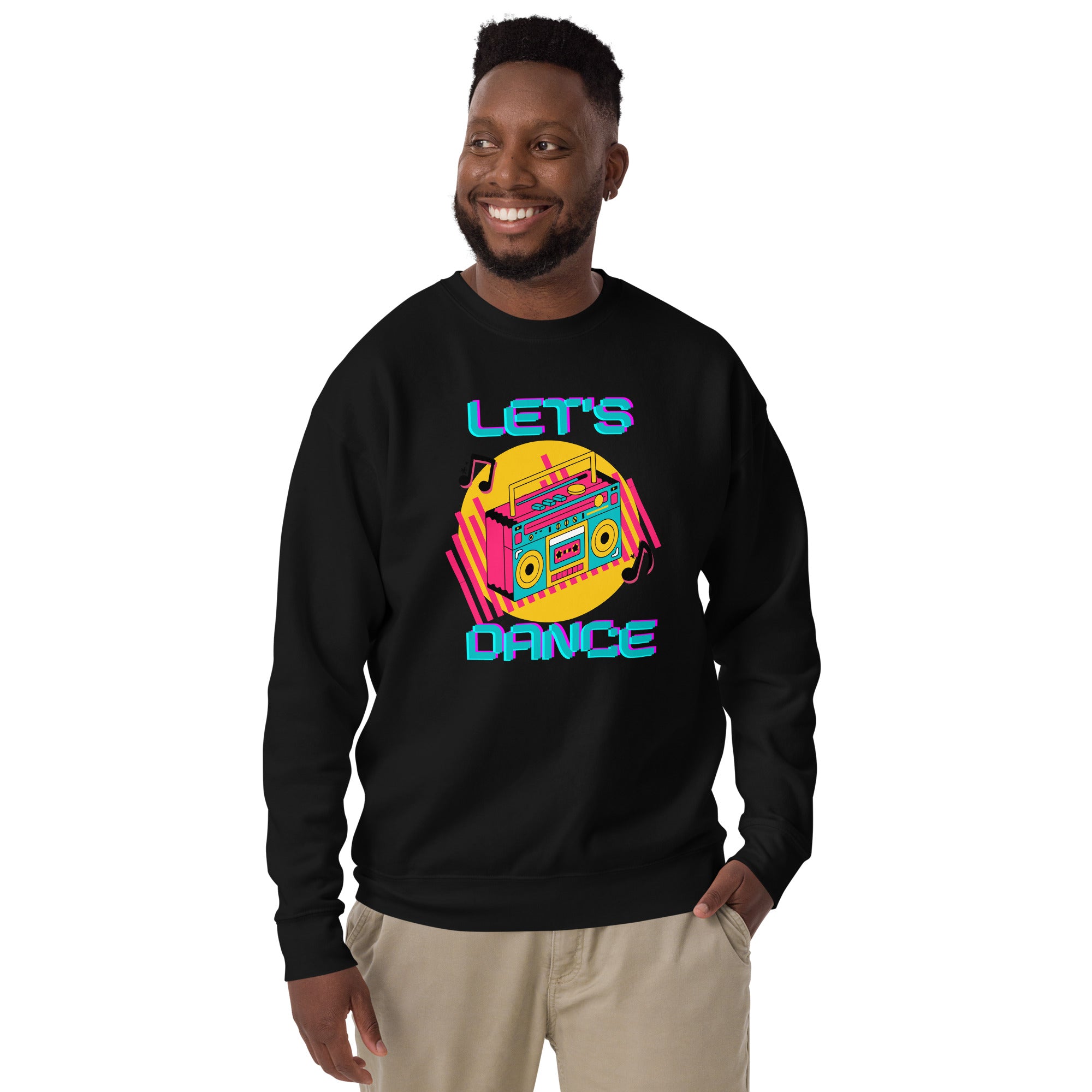 Let's Dance Men's Heavy Crew Sweatshirt