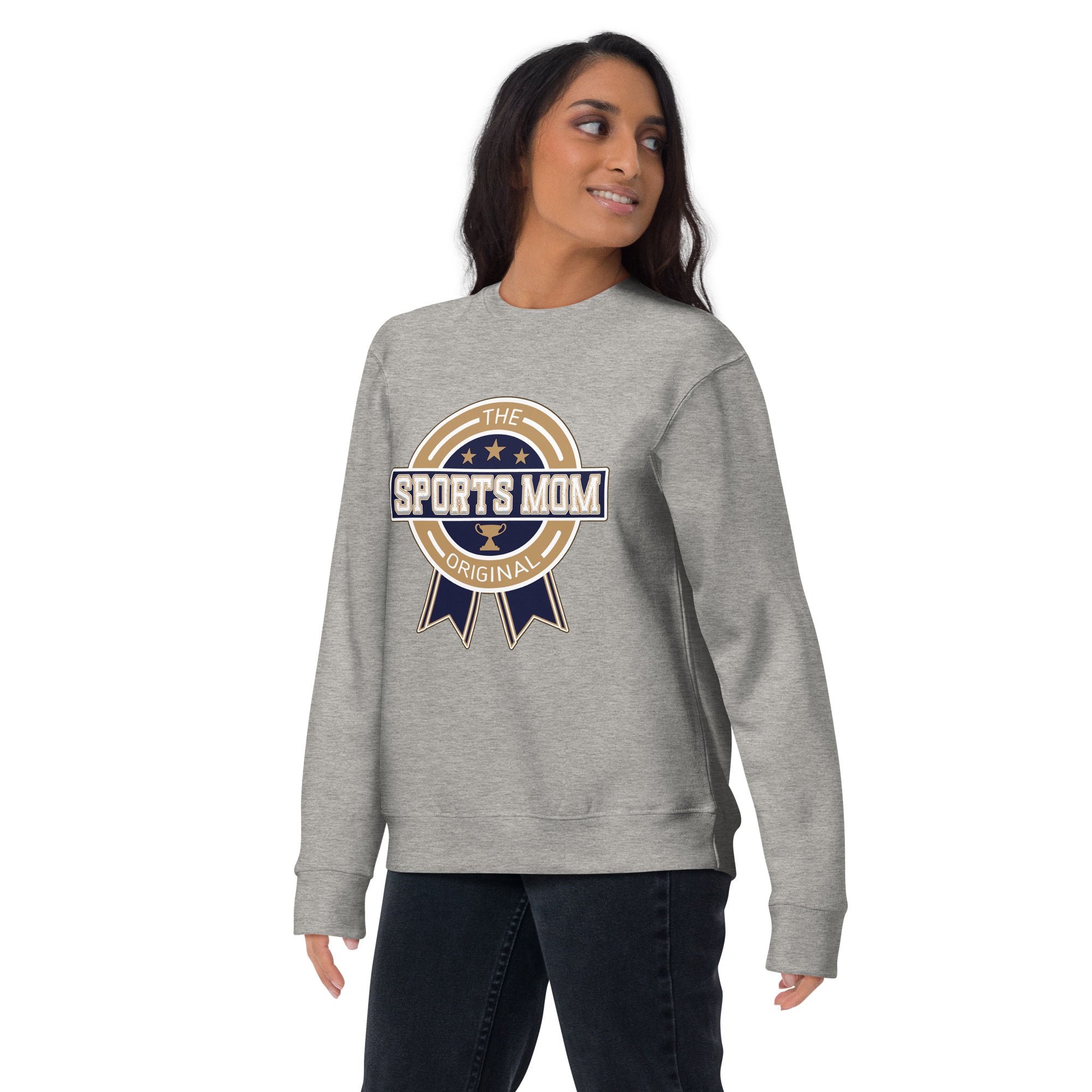 The Original Sports Mom Away Game Comfort Crew Sweatshirt