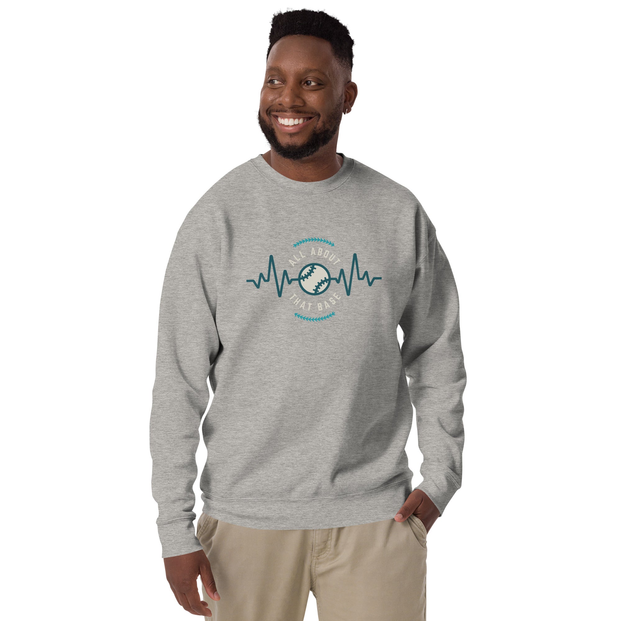 All About That Base Men's Heavy Crew Sweatshirt