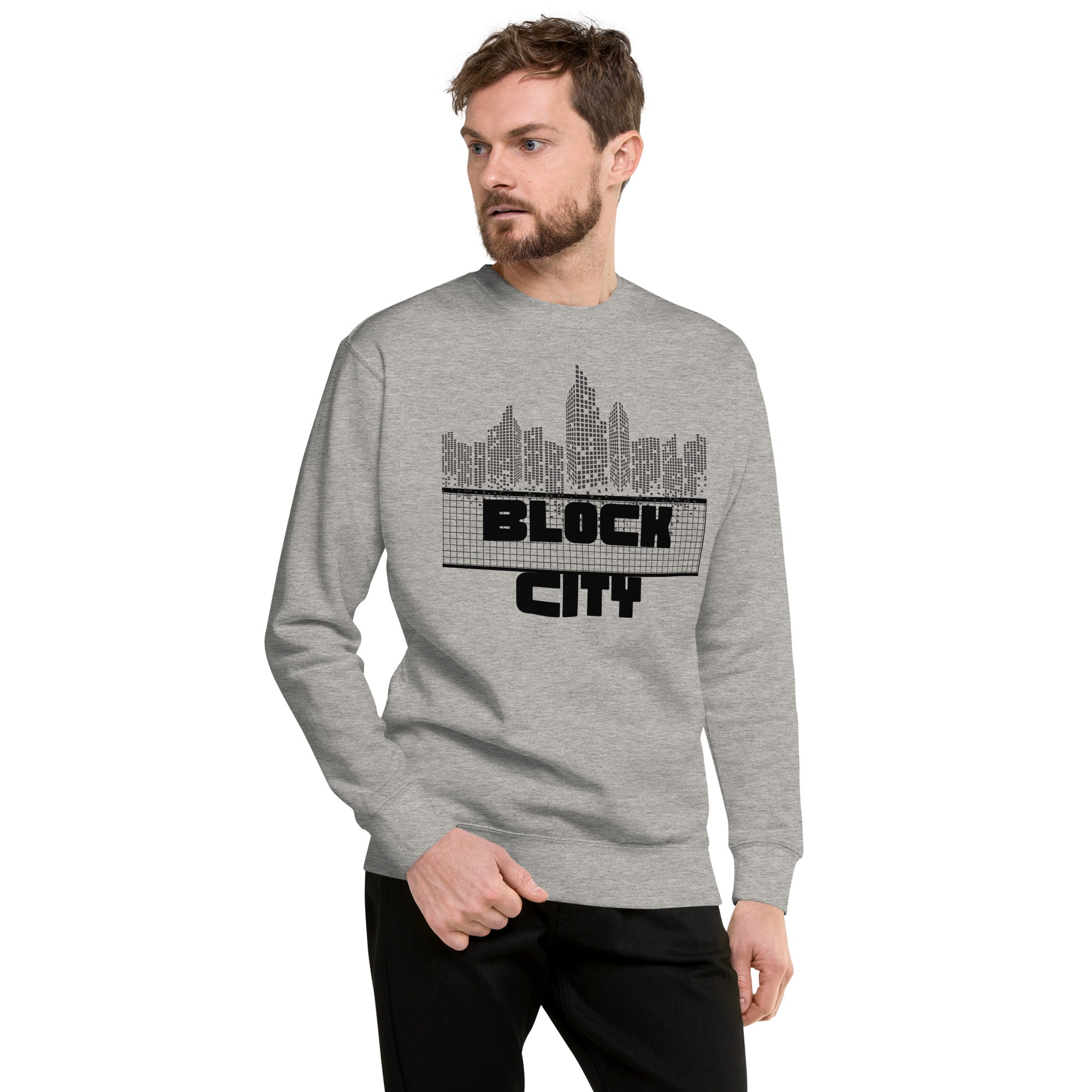 Block City Men's Heavy Crew Sweatshirt