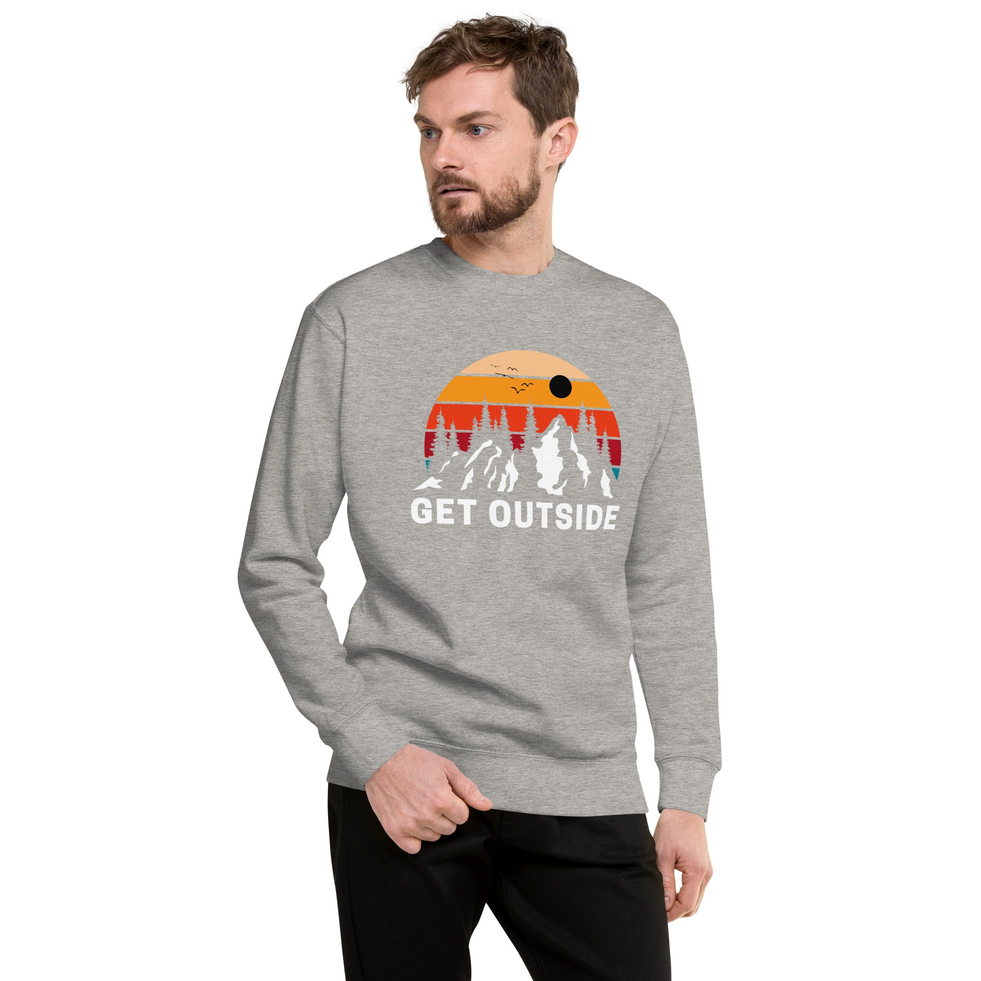 Get Outside Heavy Crew Men's Sweatshirt