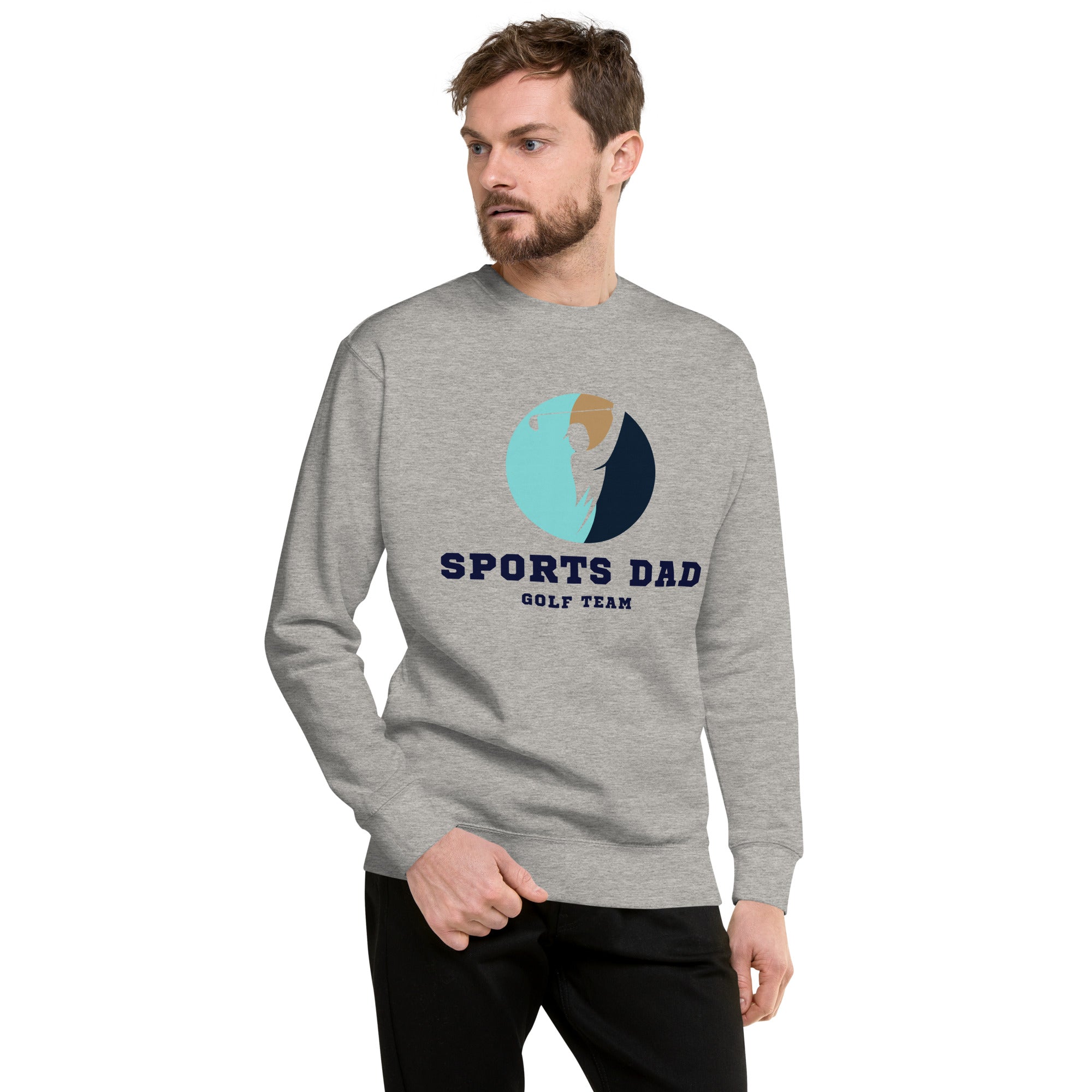 The Original Sports Dad Golf Team Heavy Crew Men's Sweatshirt