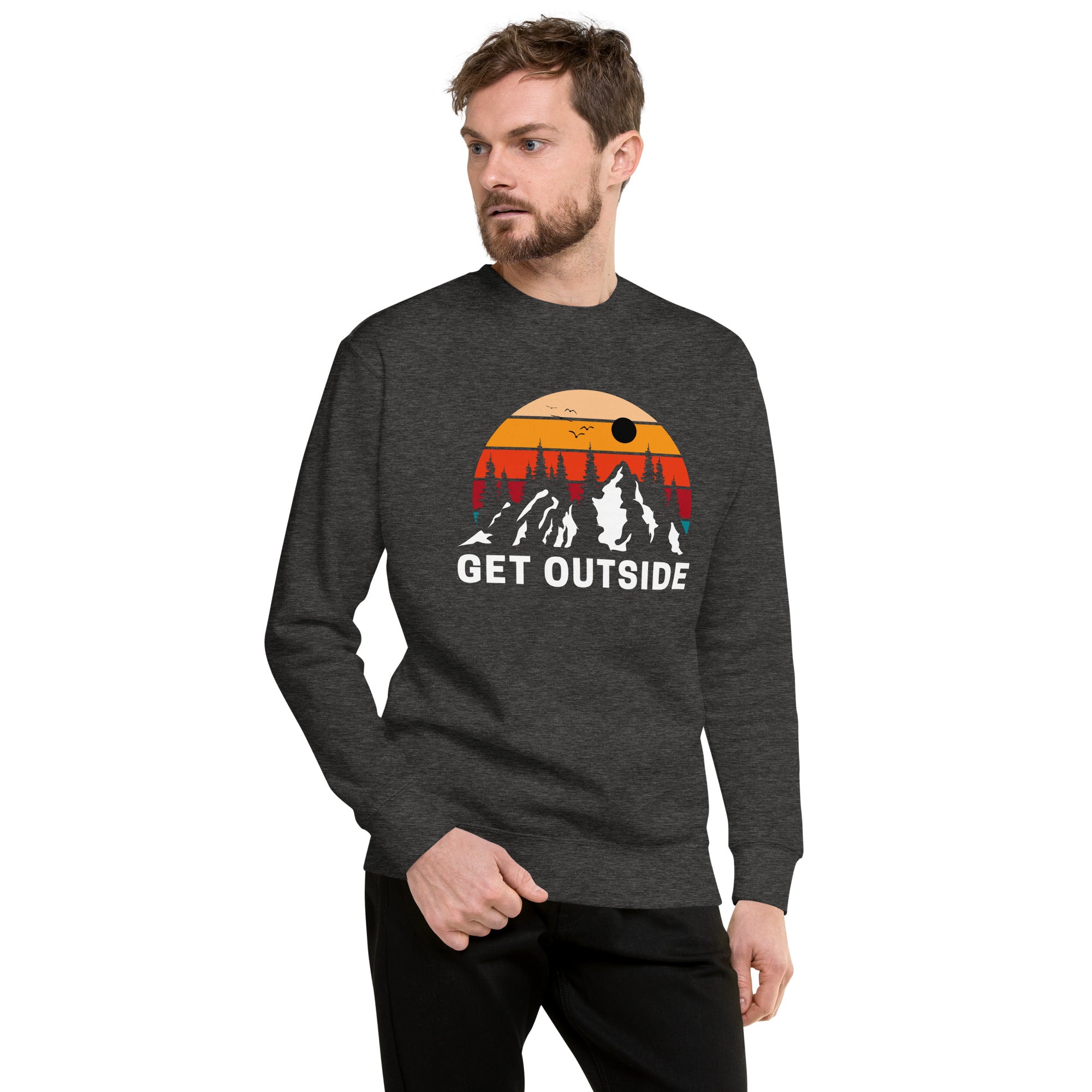 Get Outside Heavy Crew Men's Sweatshirt