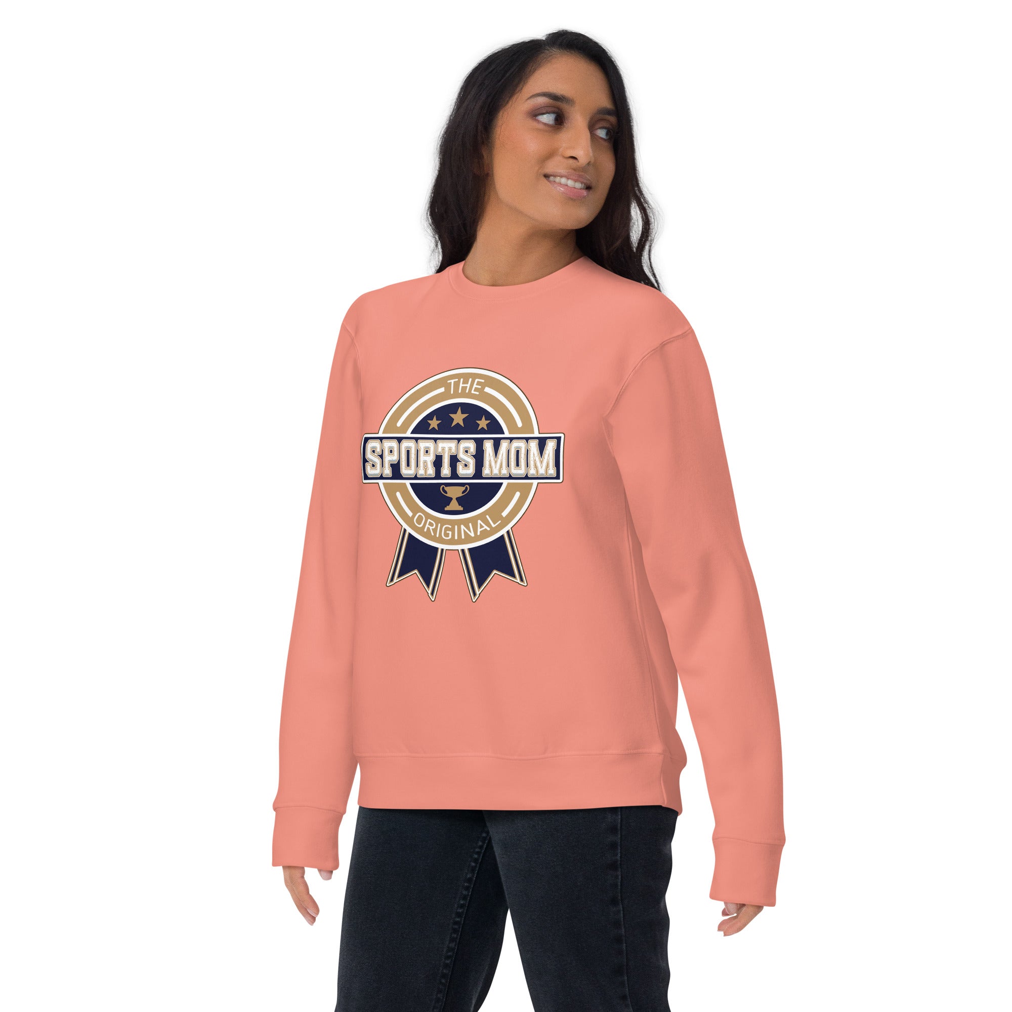 The Original Sports Mom Away Game Comfort Crew Sweatshirt