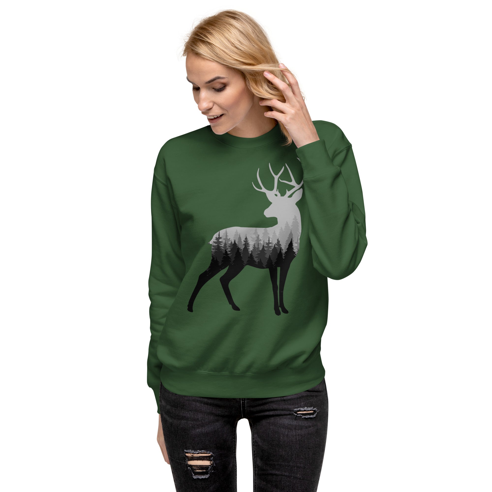 Buck n' Trees Women's Premium Sweatshirt