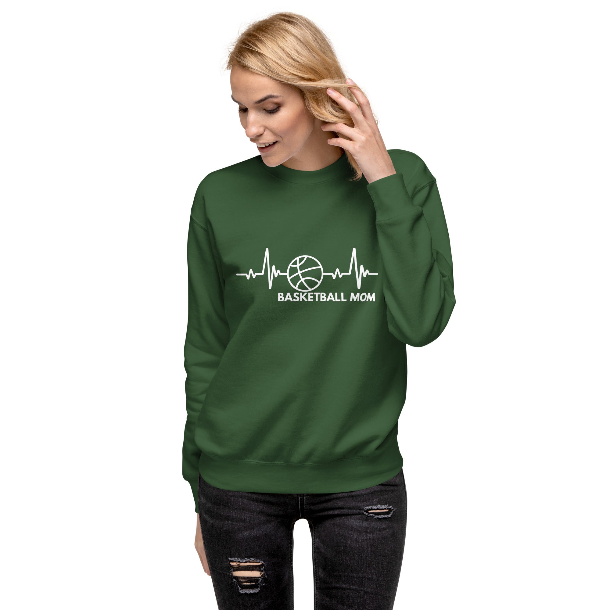 Basketball Mom Women's Premium Sweatshirt