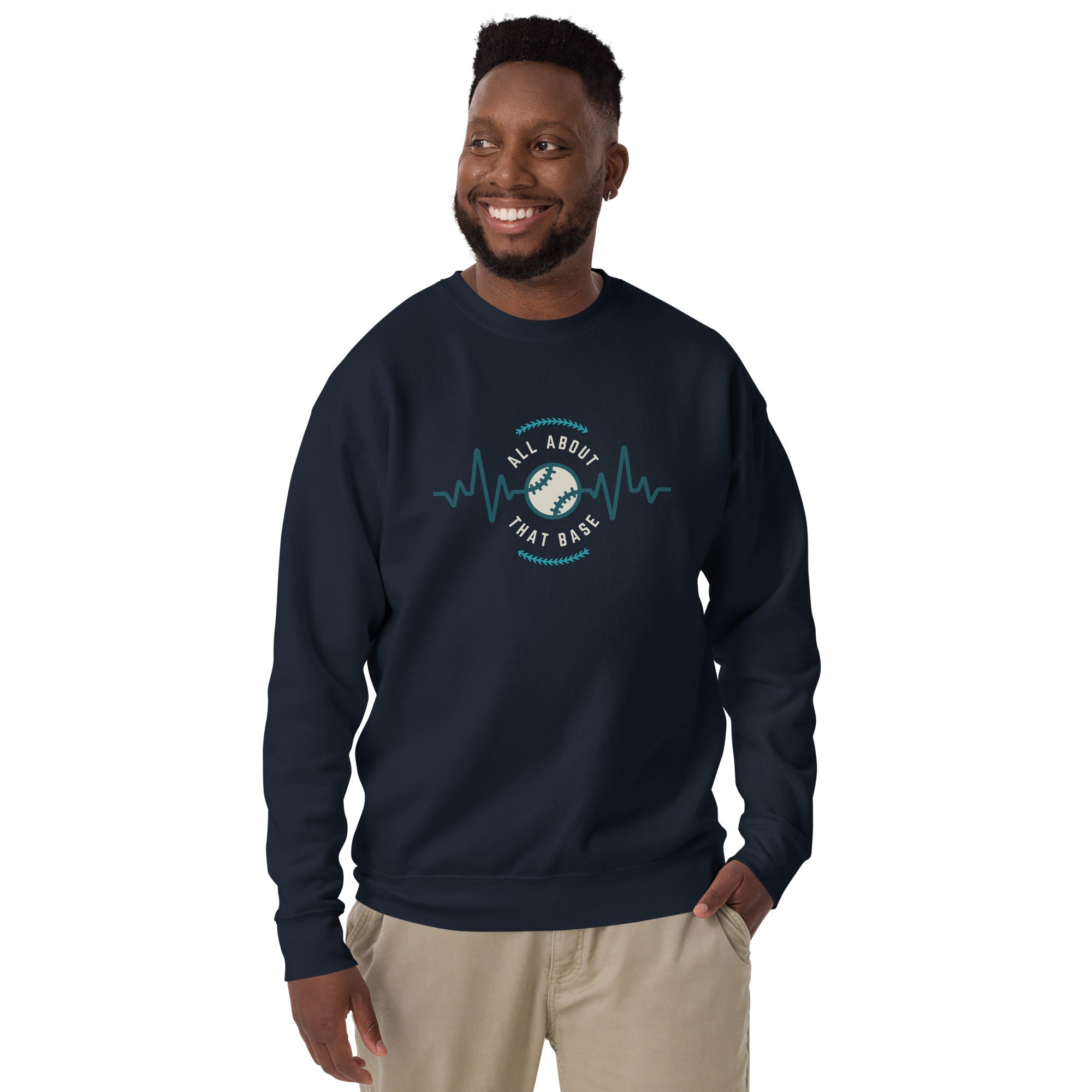 All About That Base Men's Heavy Crew Sweatshirt