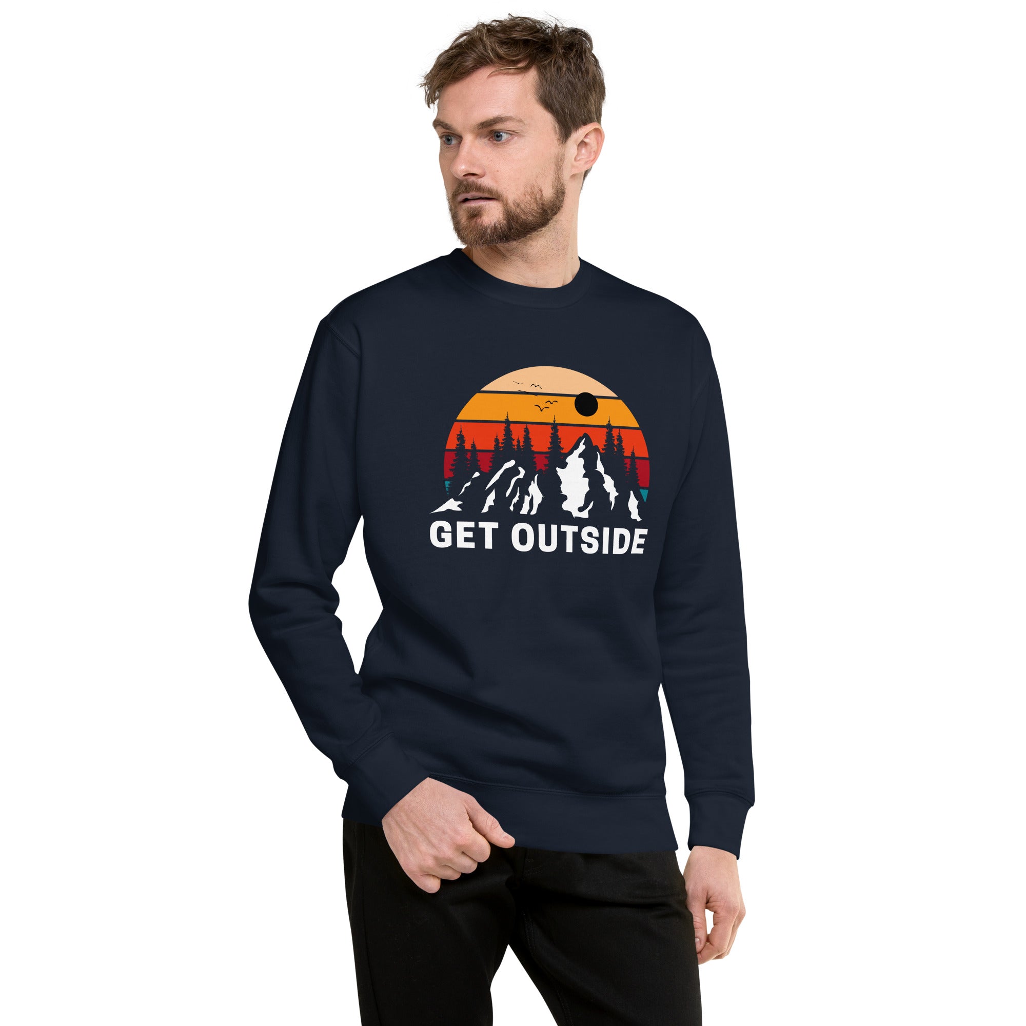 Get Outside Heavy Crew Men's Sweatshirt