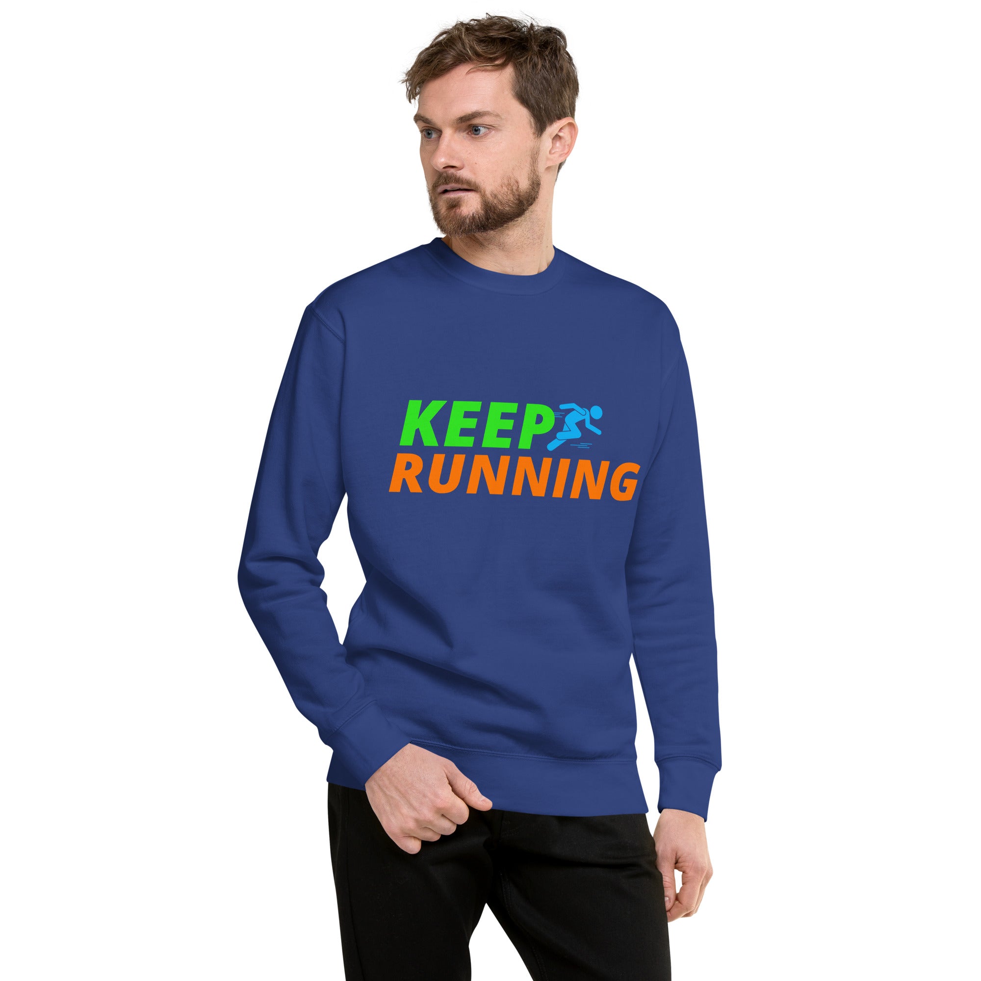Keep Running Heavy Crew Men's Sweatshirt