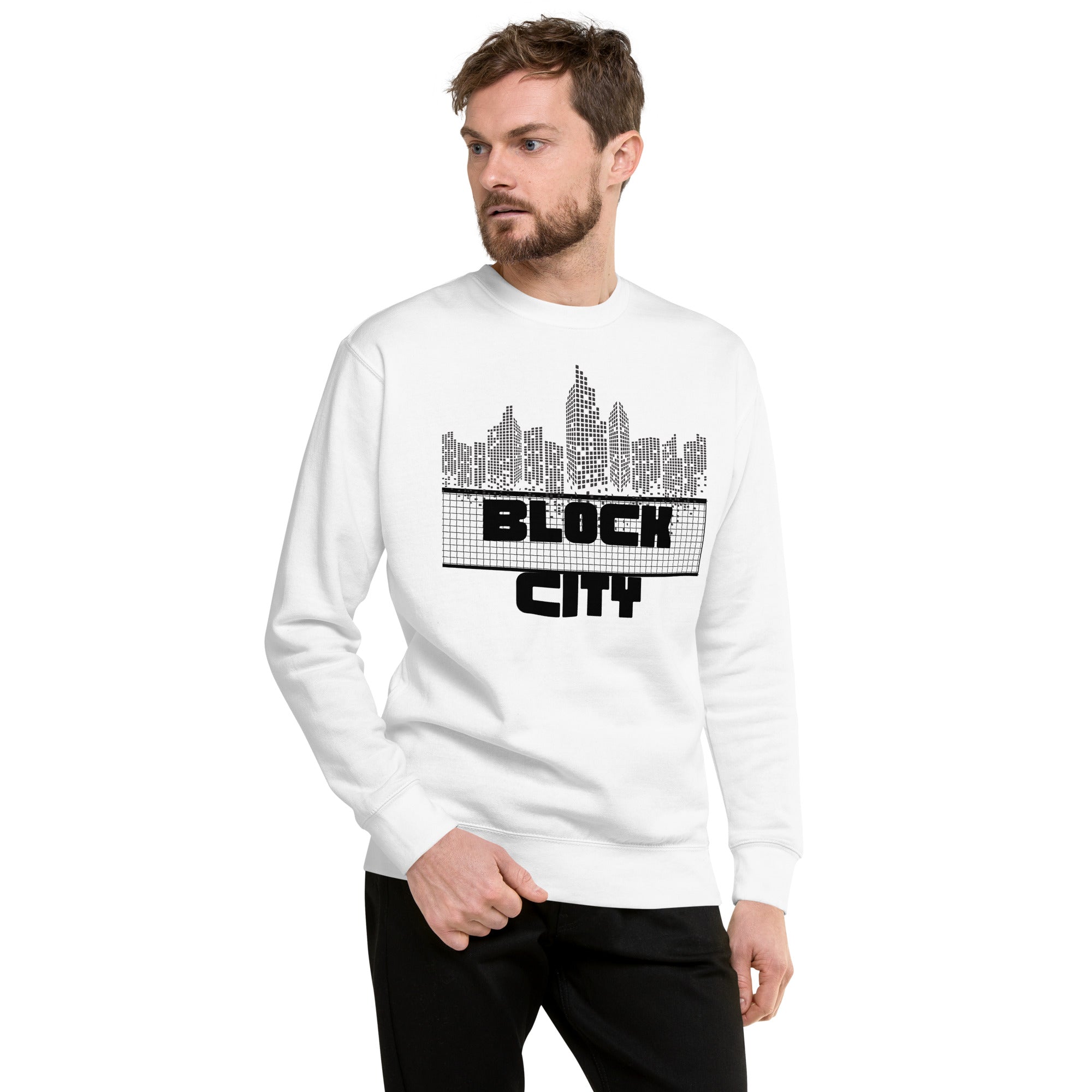 Block City Men's Heavy Crew Sweatshirt