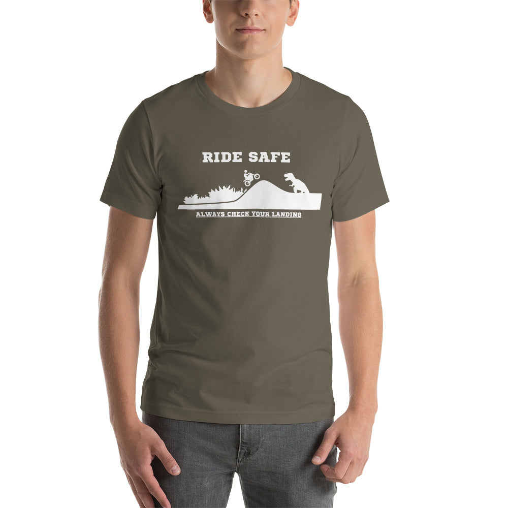 Ride Safe Check Your Landing Premium Men's T-Shirt