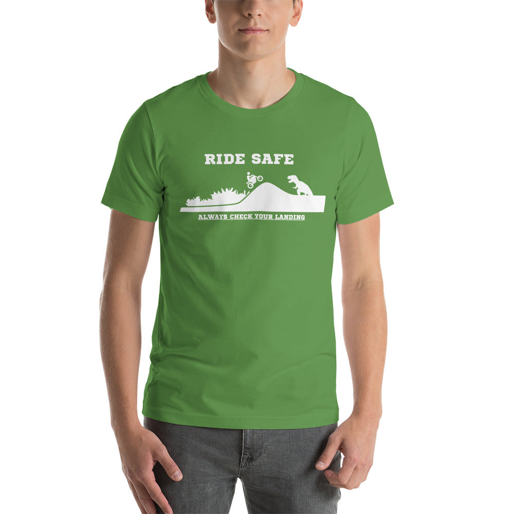 Ride Safe Check Your Landing Premium Men's T-Shirt