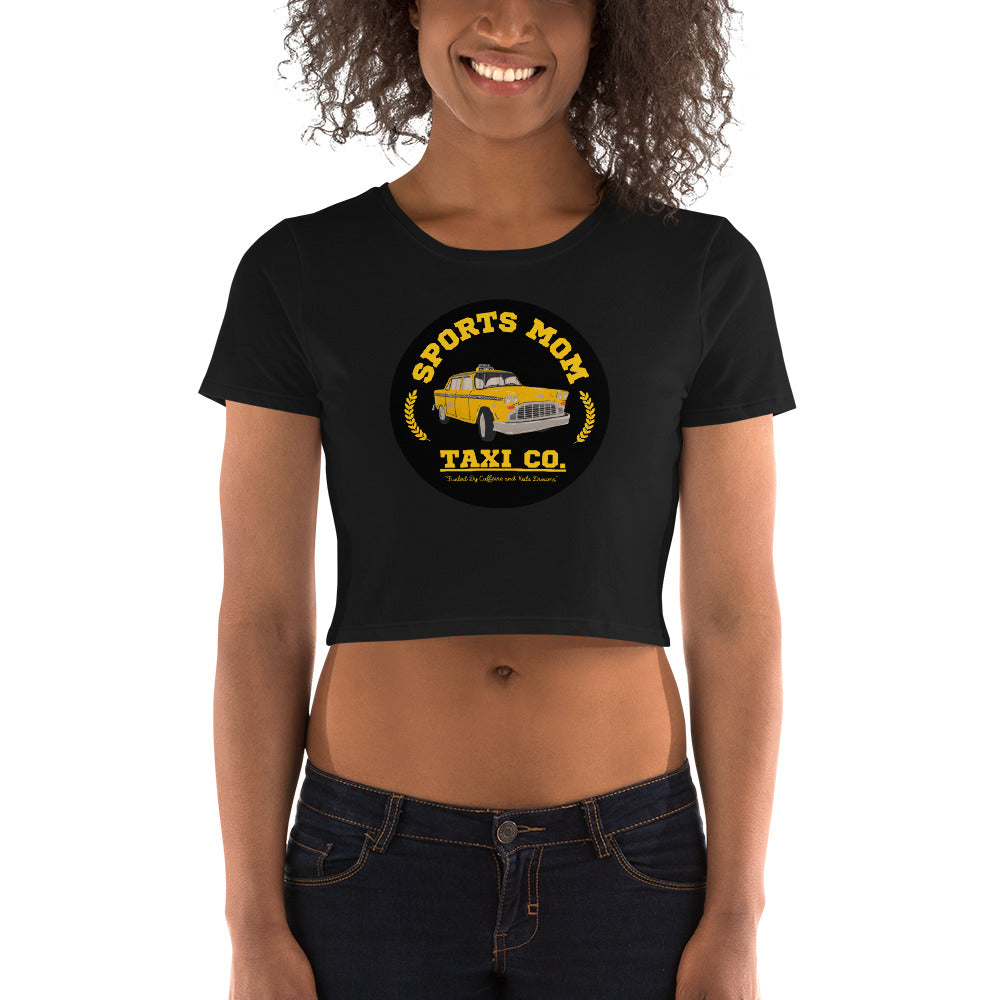 The Sports Mom Taxi Co. Original Crop Tee