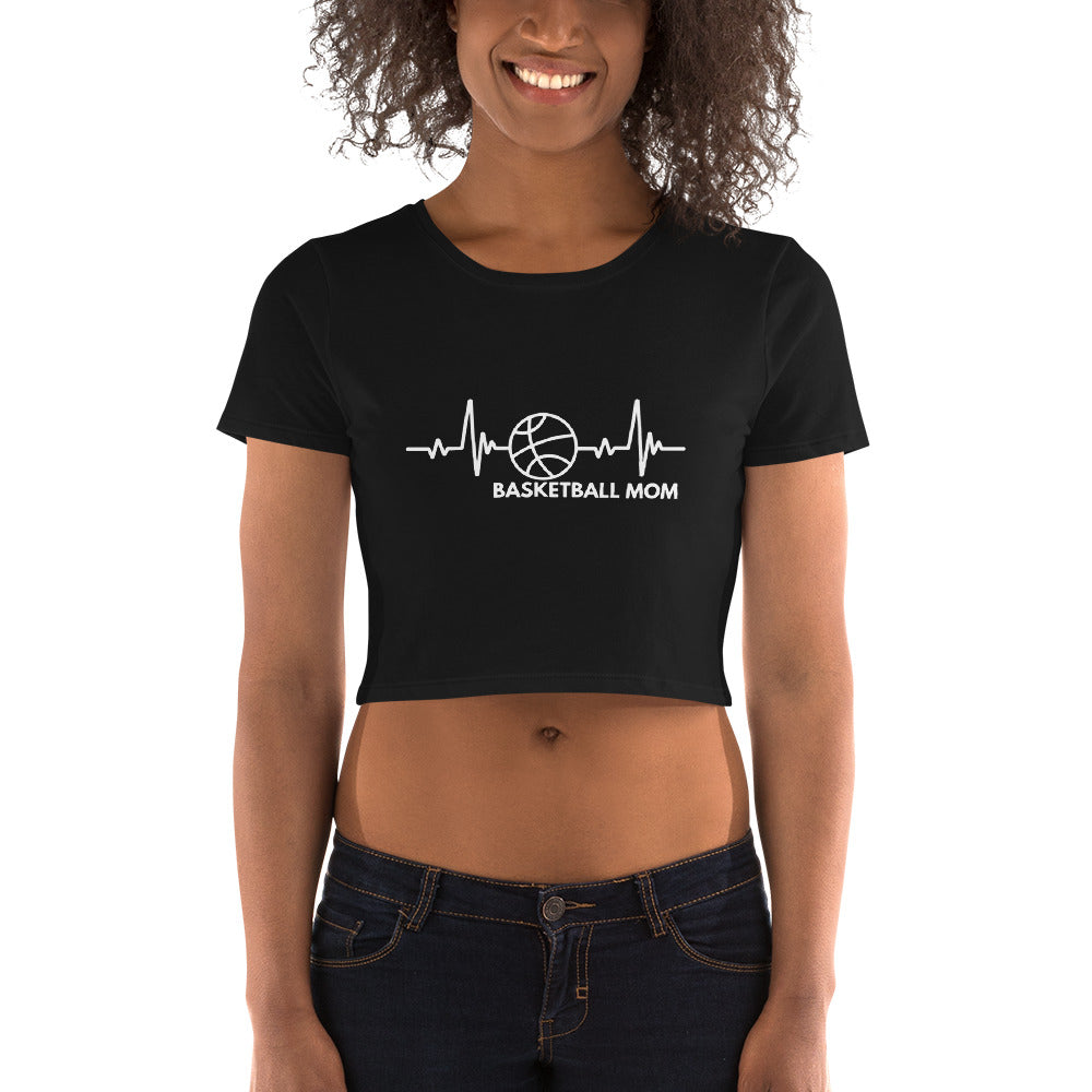 Basketball Mom Women's Crop Tee