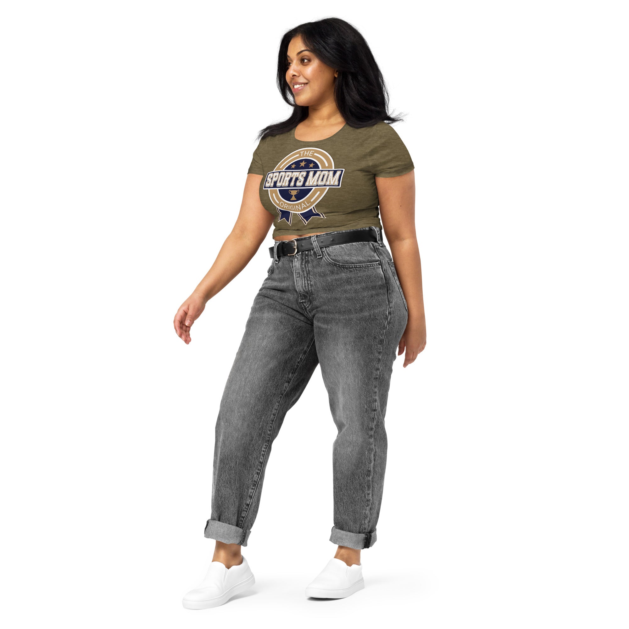 The Original Sports Mom Pro Crop Tee