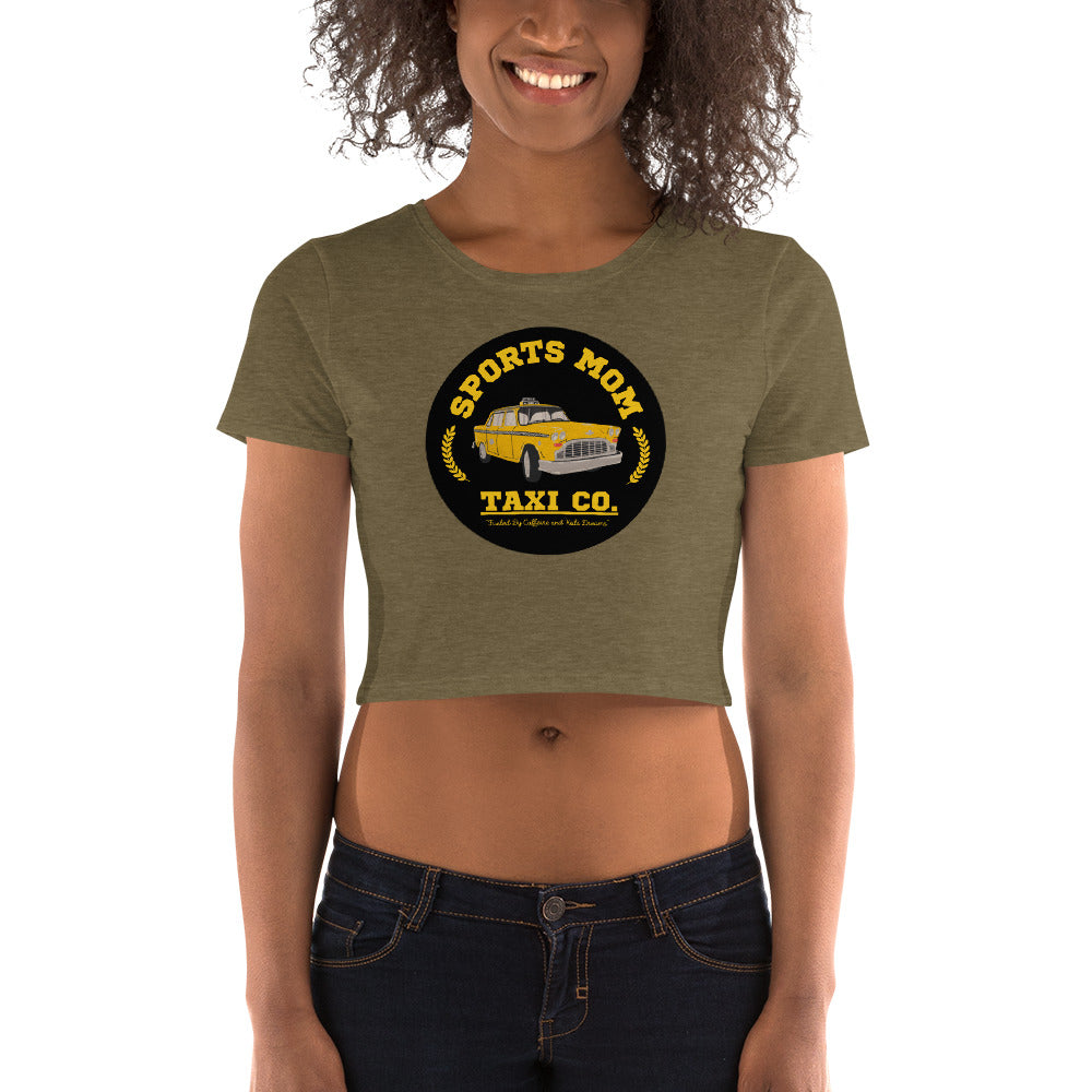 The Sports Mom Taxi Co. Original Crop Tee
