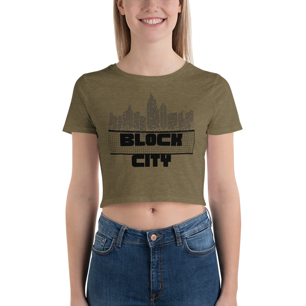 Block City Women's Crop Tee