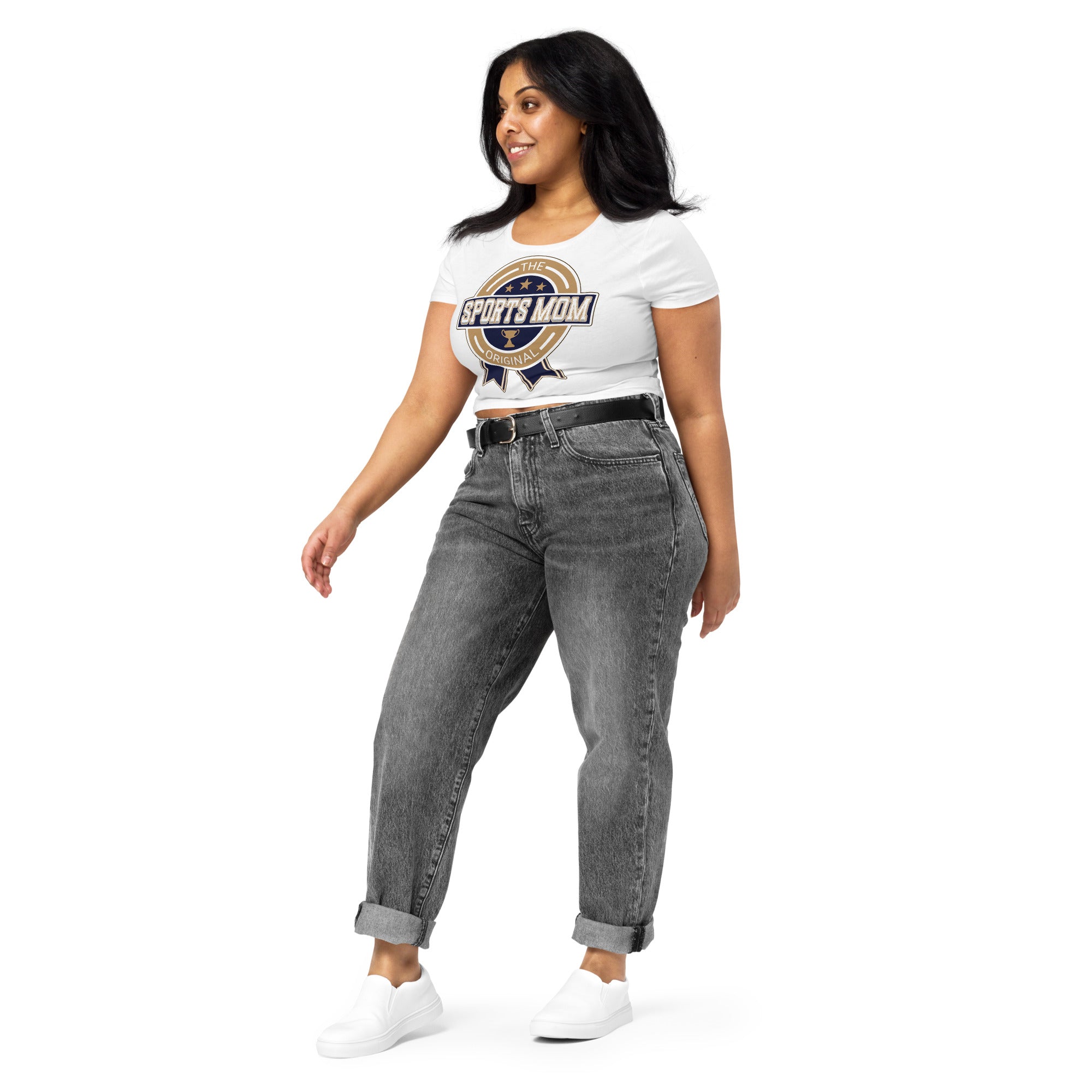 The Original Sports Mom Pro Crop Tee