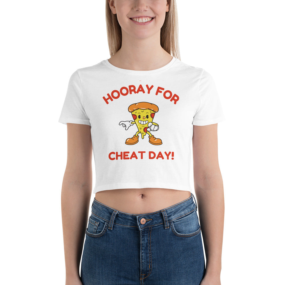 Hooray For Cheat Day! Women's Crop Tee