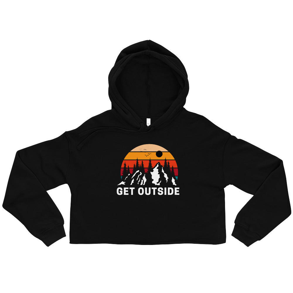 Get Outside Women's Crop Hoodie