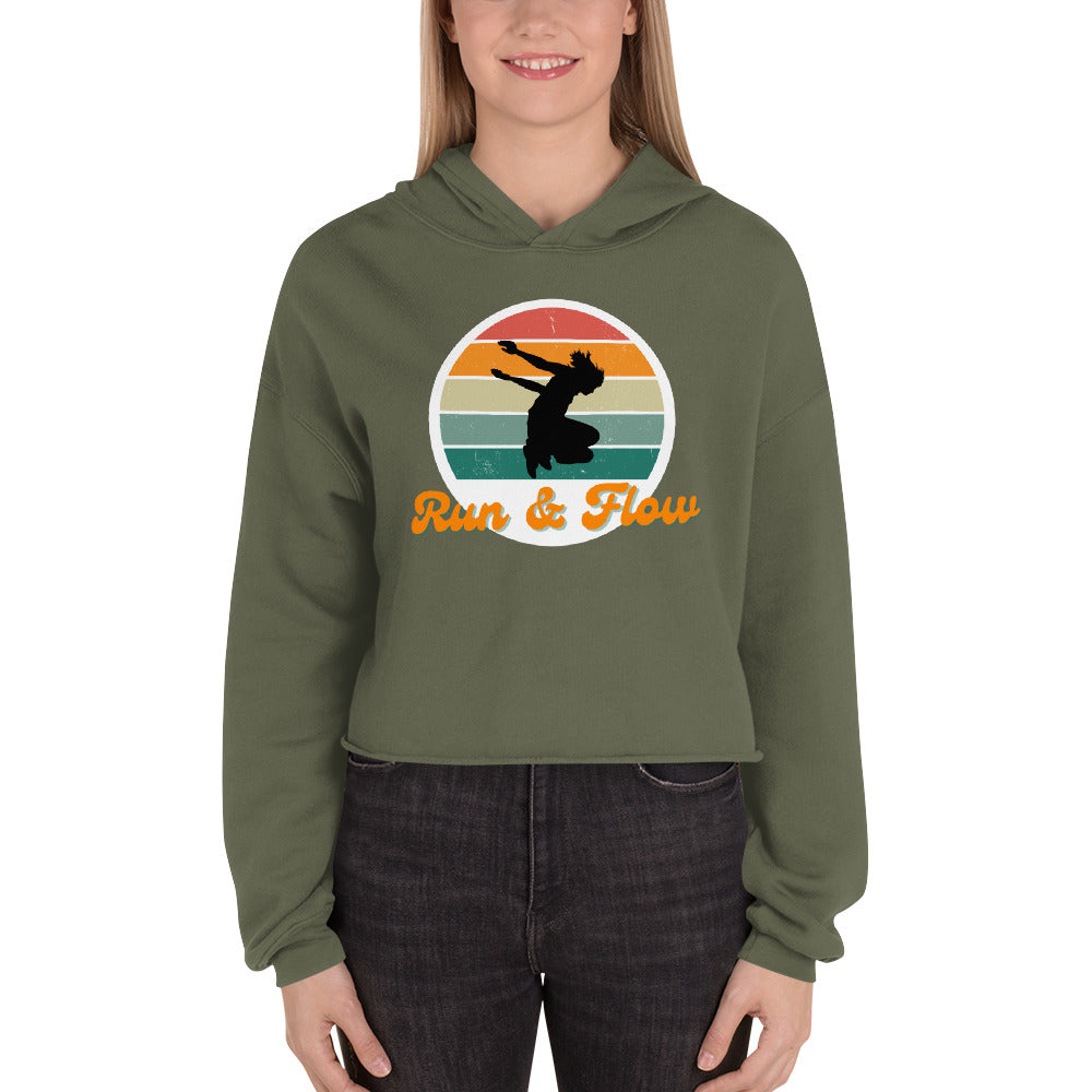 Run & Flow Women's Crop Hoodie