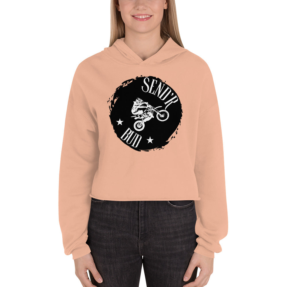 Send'r Bud Women's Crop Hoodie