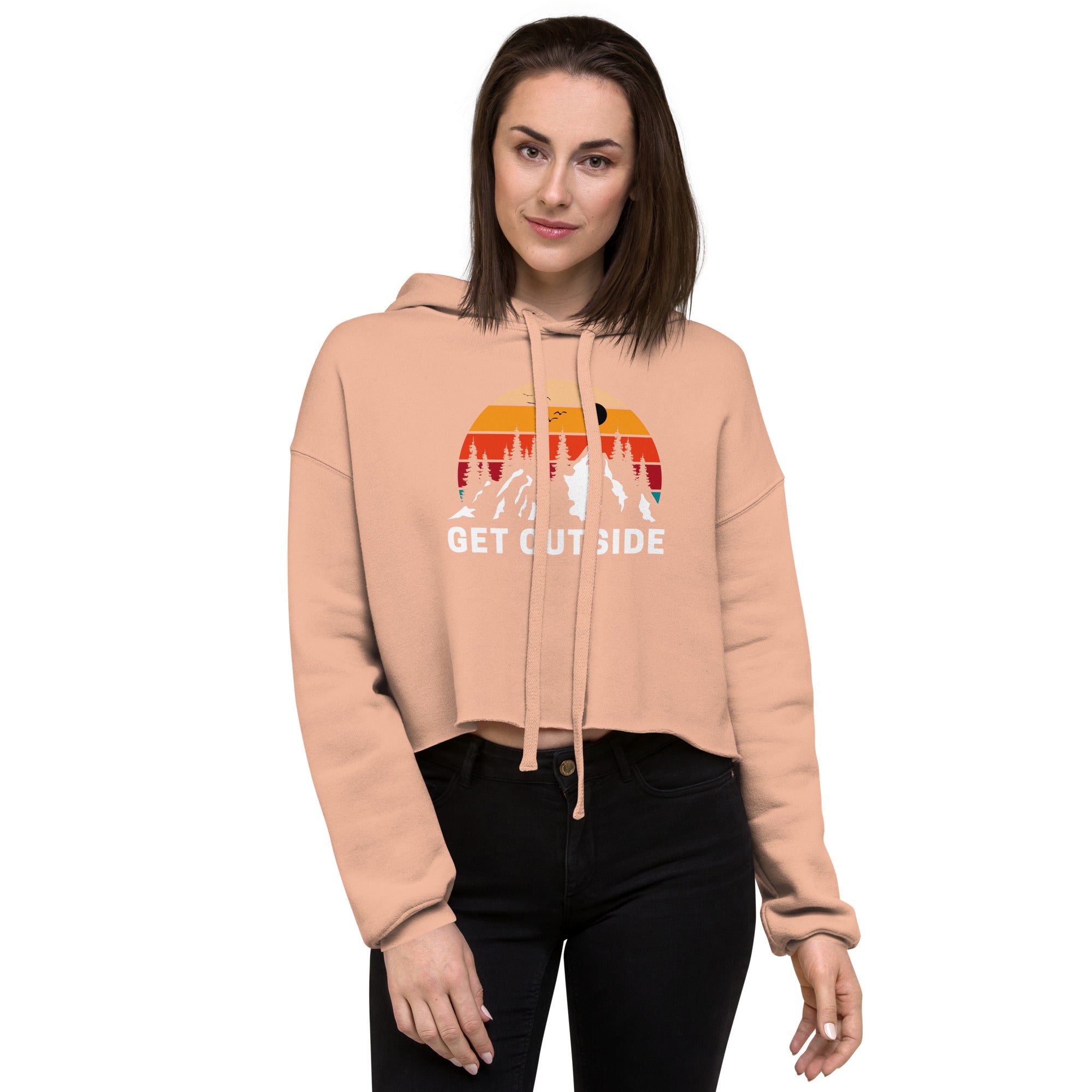 Get Outside Women's Crop Hoodie