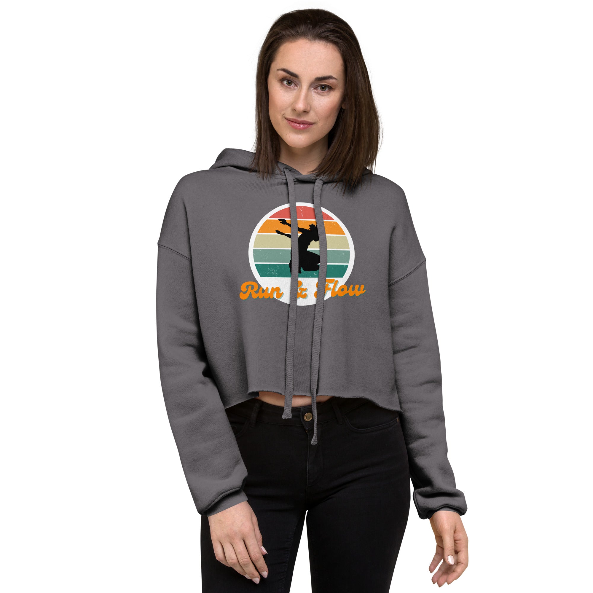 Run & Flow Women's Crop Hoodie