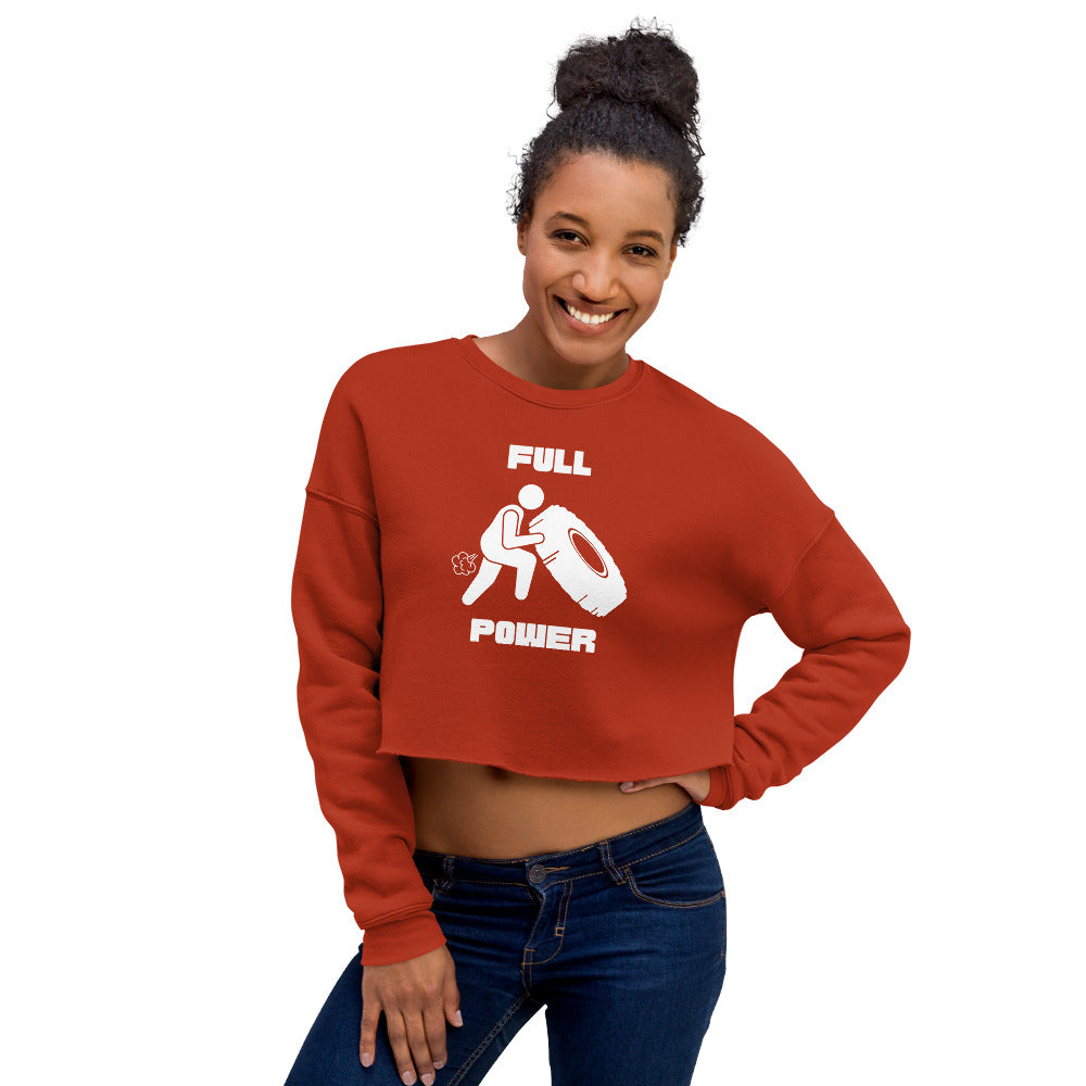 Full Power Women's Crop Sweatshirt