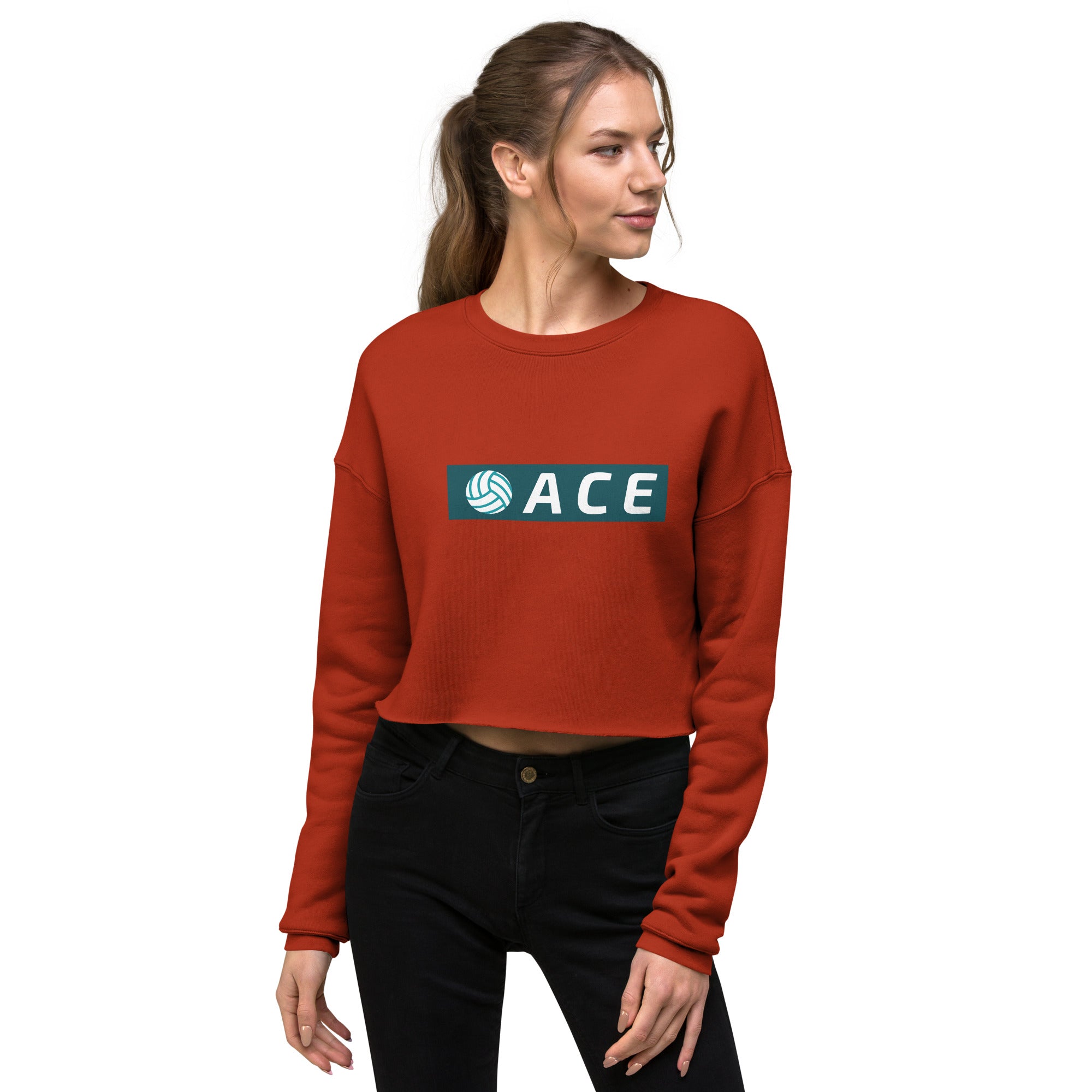 Ace Women's Crop Sweatshirt