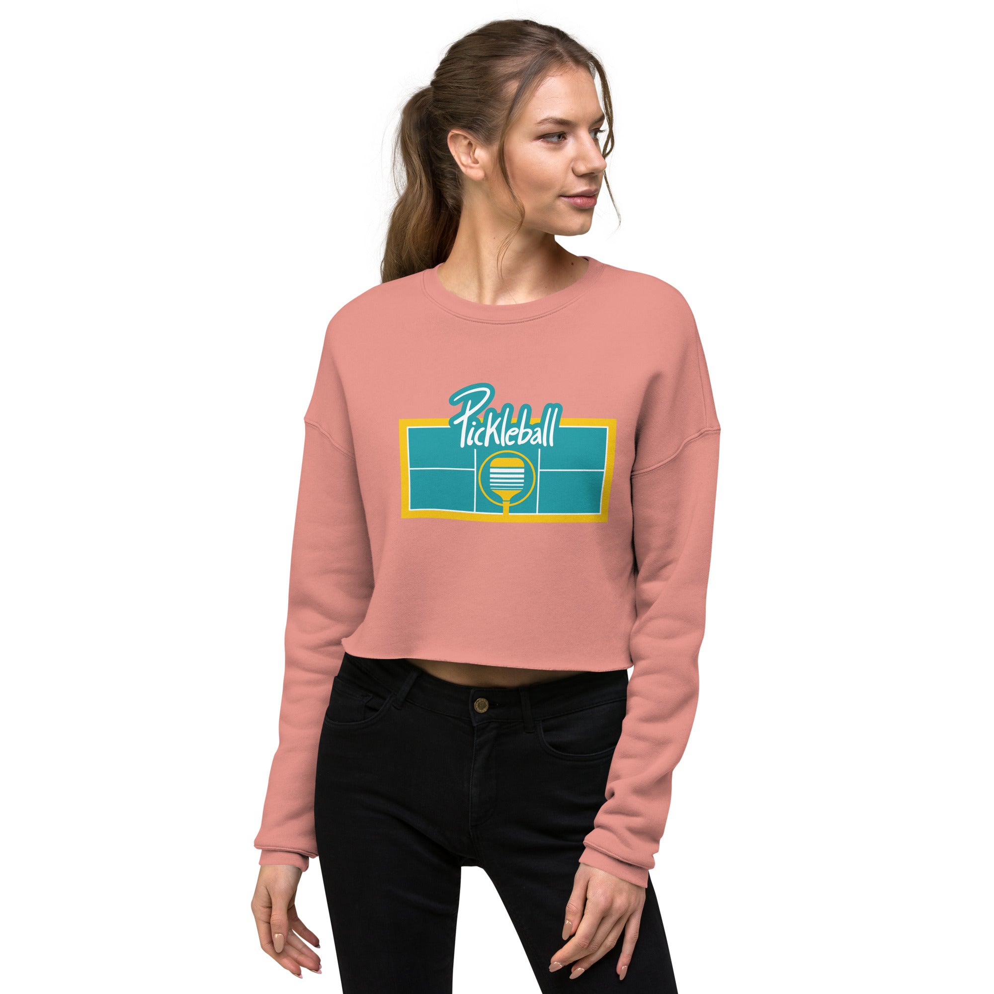 Pickleball Original Women's Crop Sweatshirt