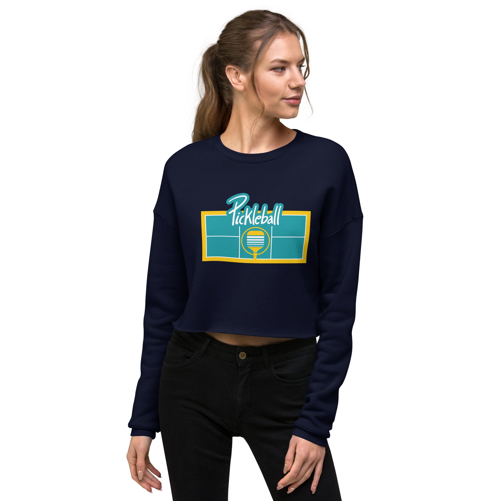 Pickleball Original Women's Crop Sweatshirt