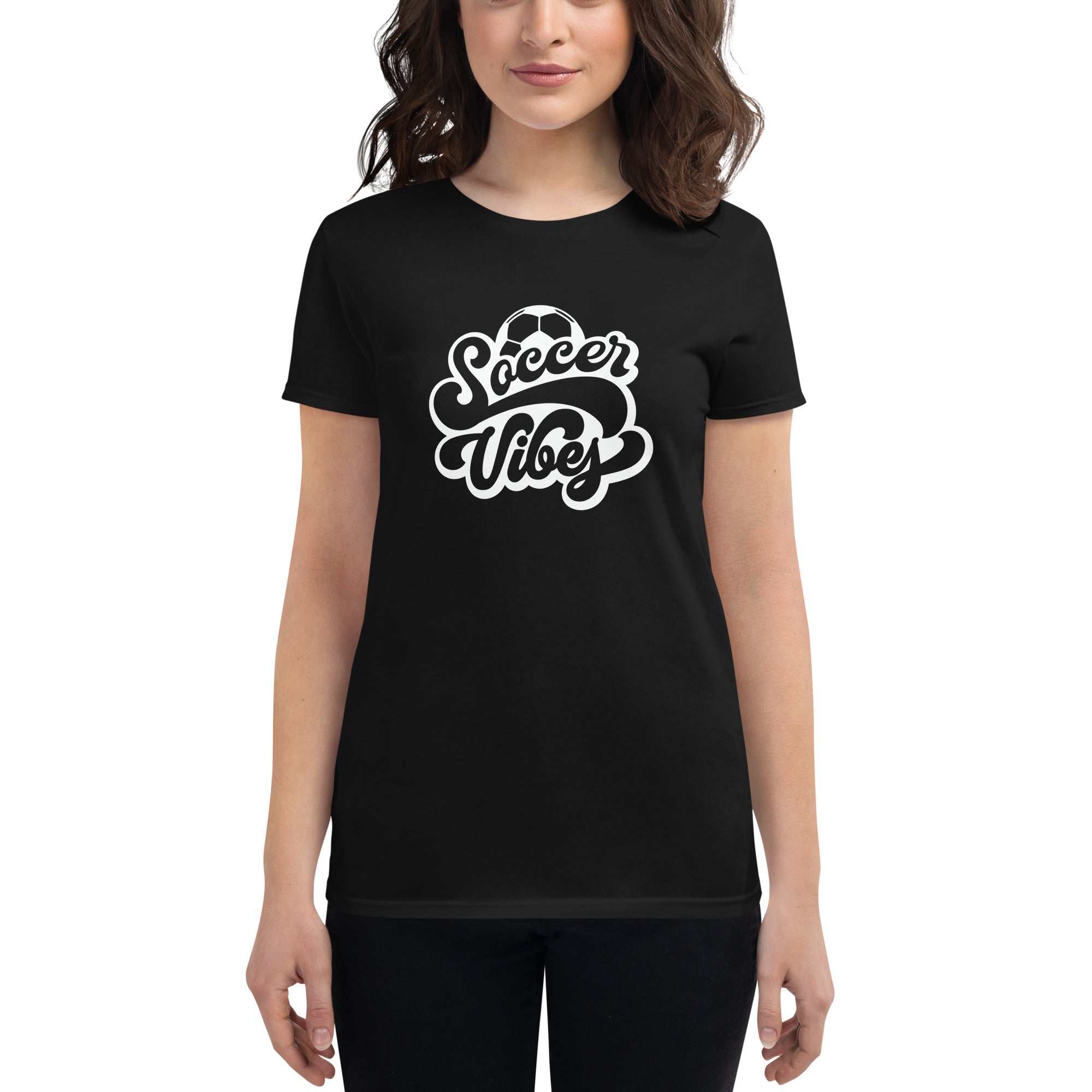 Soccer Vibes Women's Fitted T-Shirt