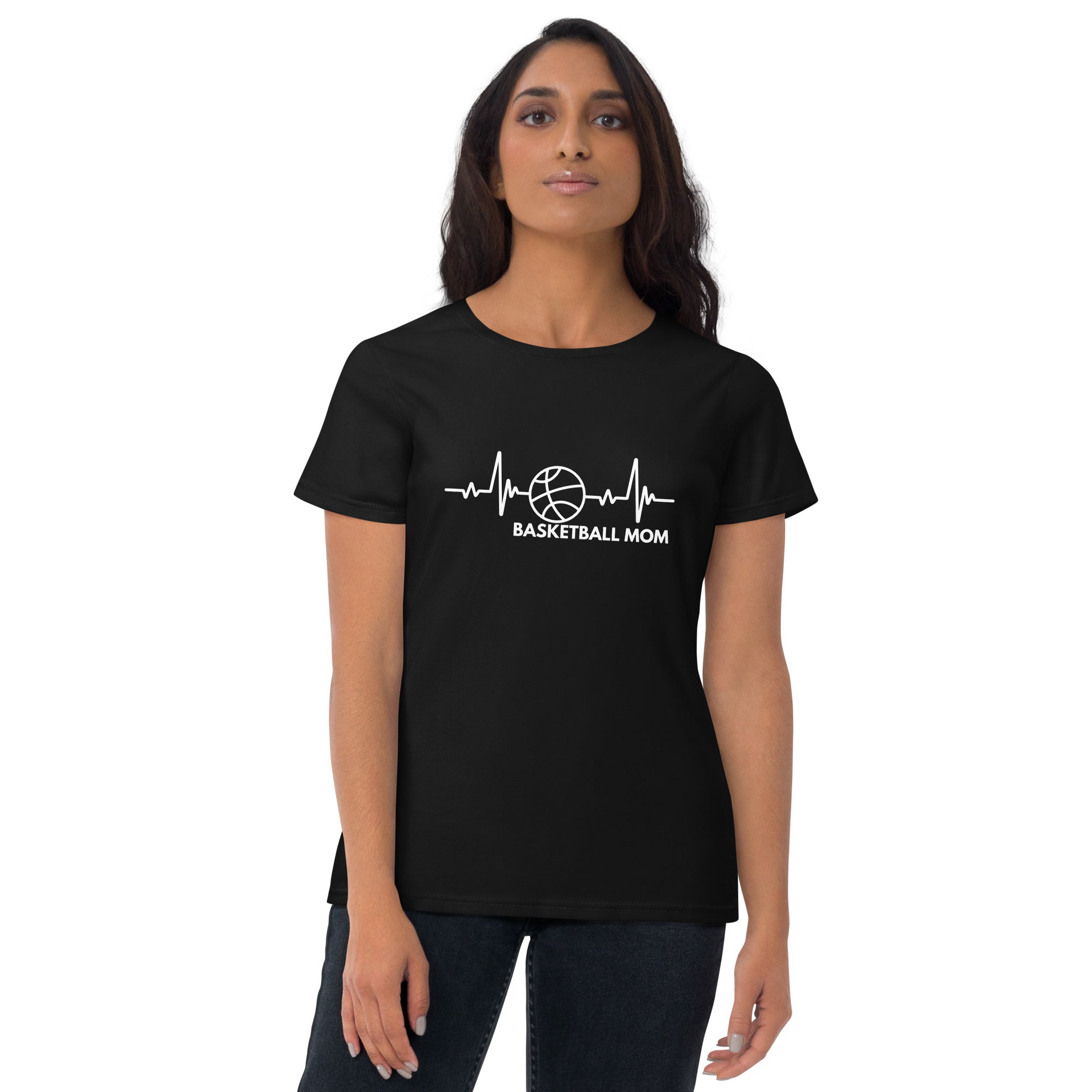 Basketball Mom Women's Fitted T-Shirt