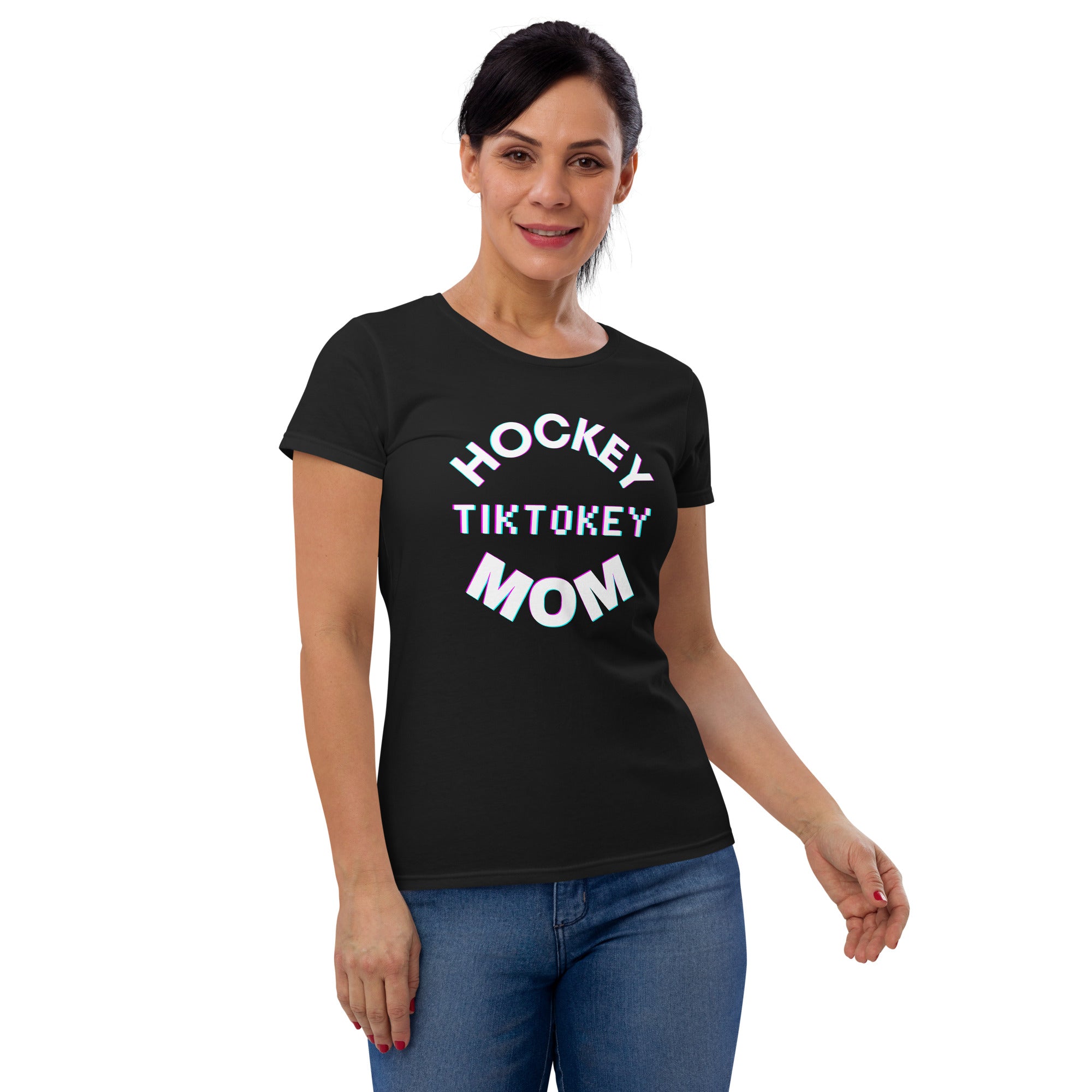 Hockey Tiktokey Women's Fitted T-Shirt