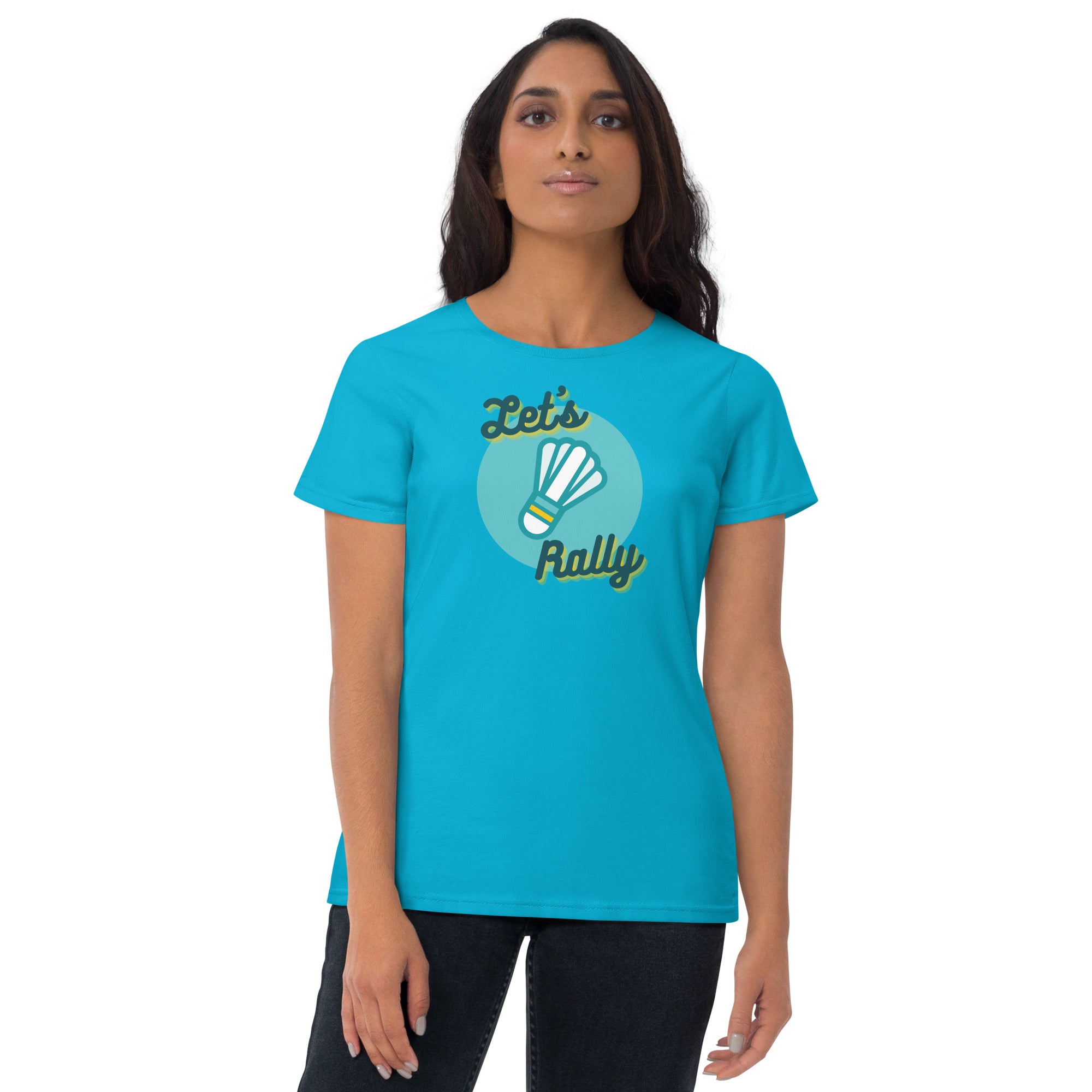 Let's Rally Women's Fitted T-Shirt