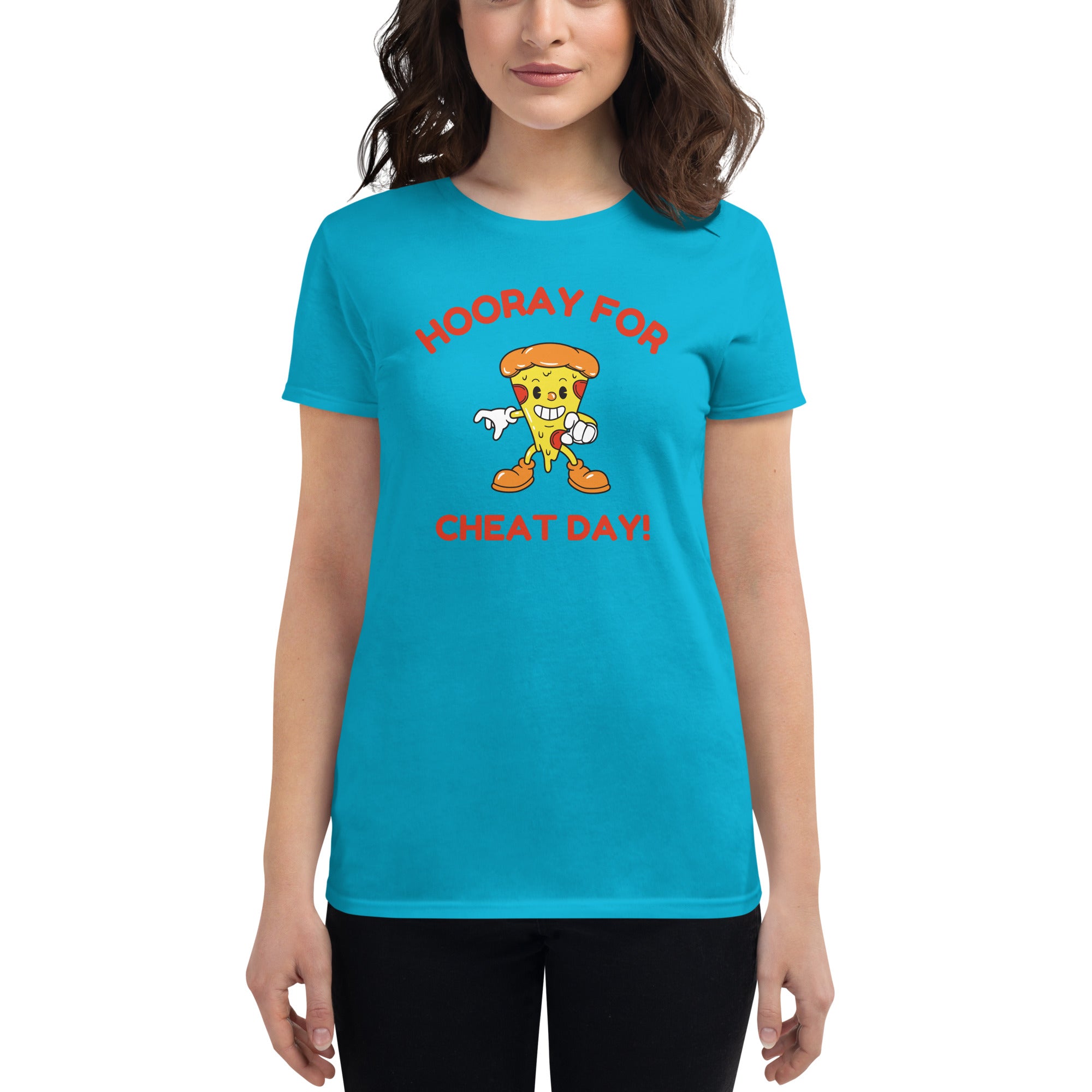 Hooray For Cheat Day! Women's Fitted T-Shirt