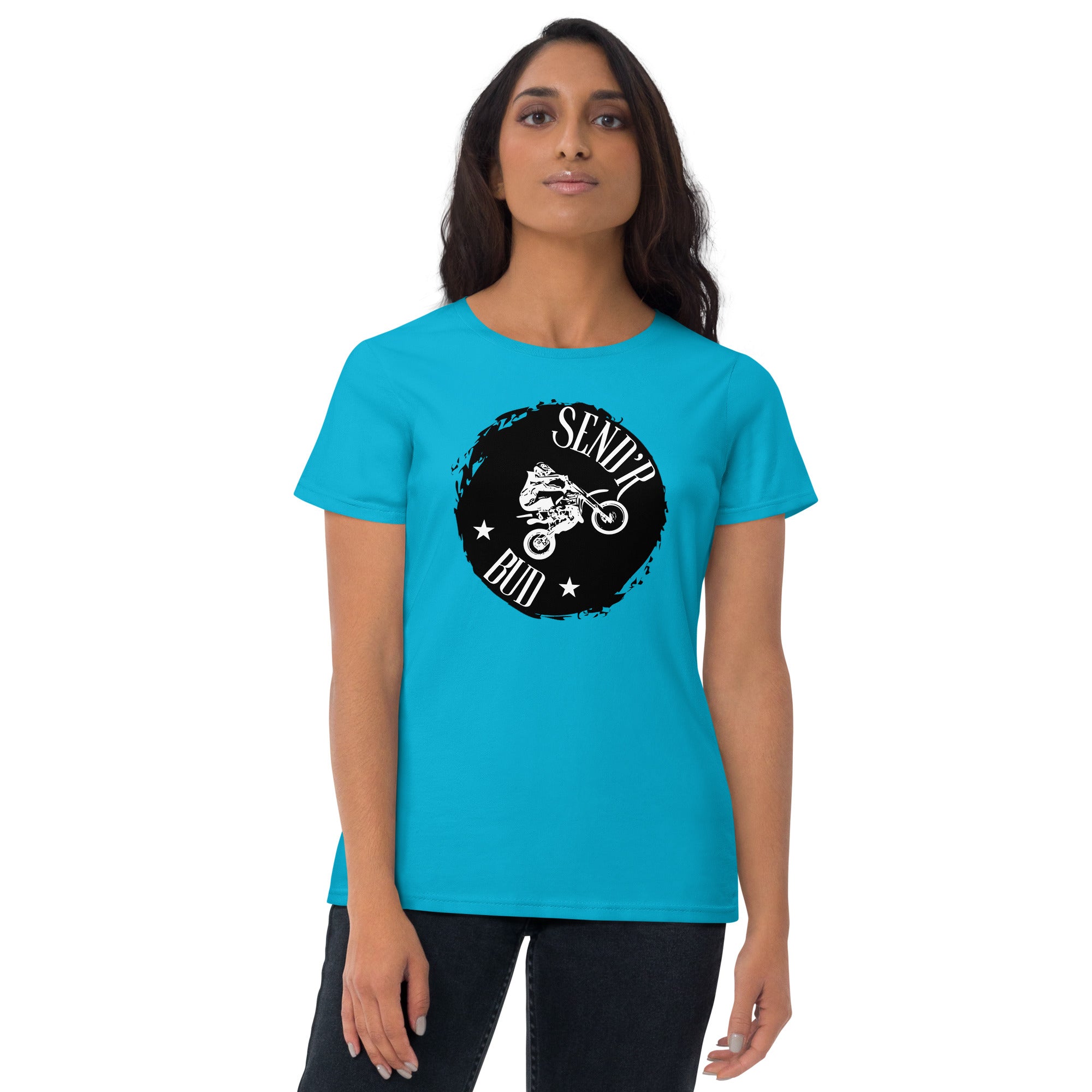 Send'r Bud Women's Fitted T-Shirt