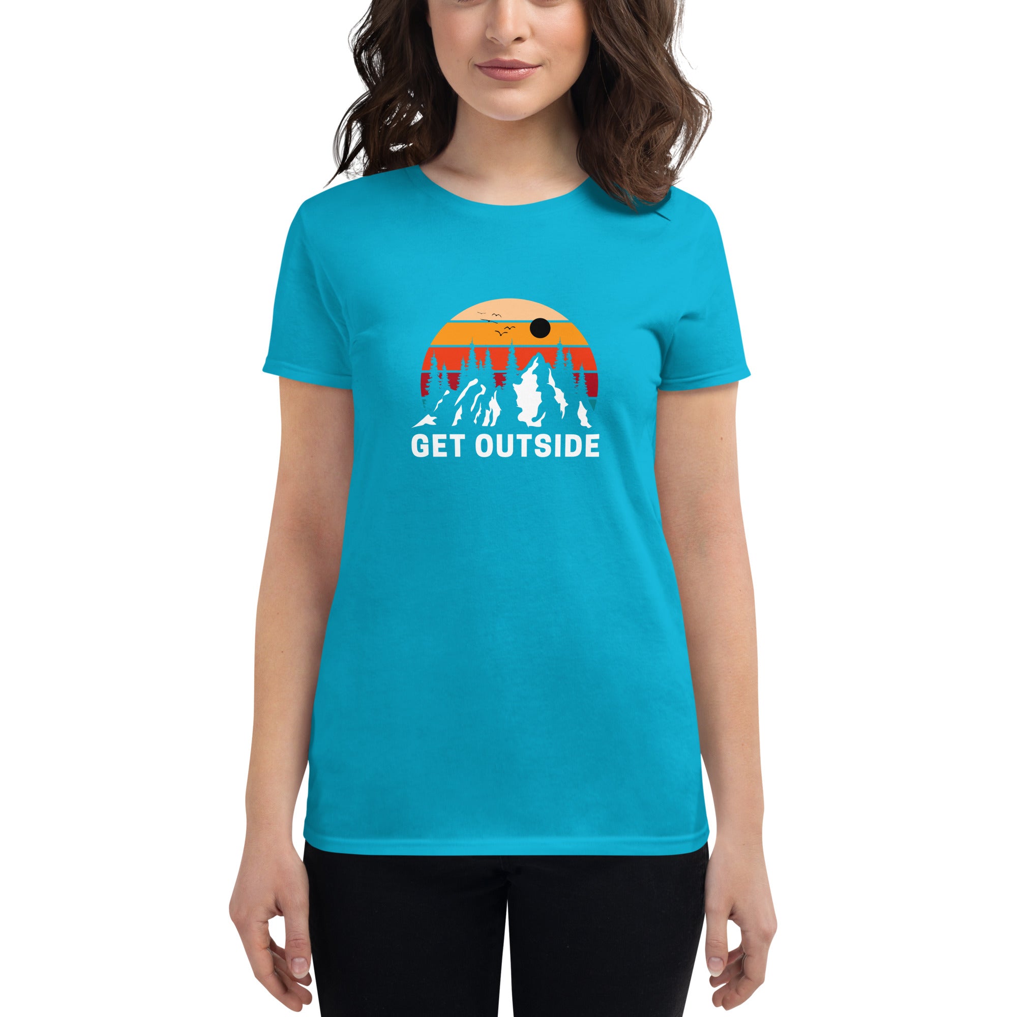 Get Outside Women's Fitted T-Shirt