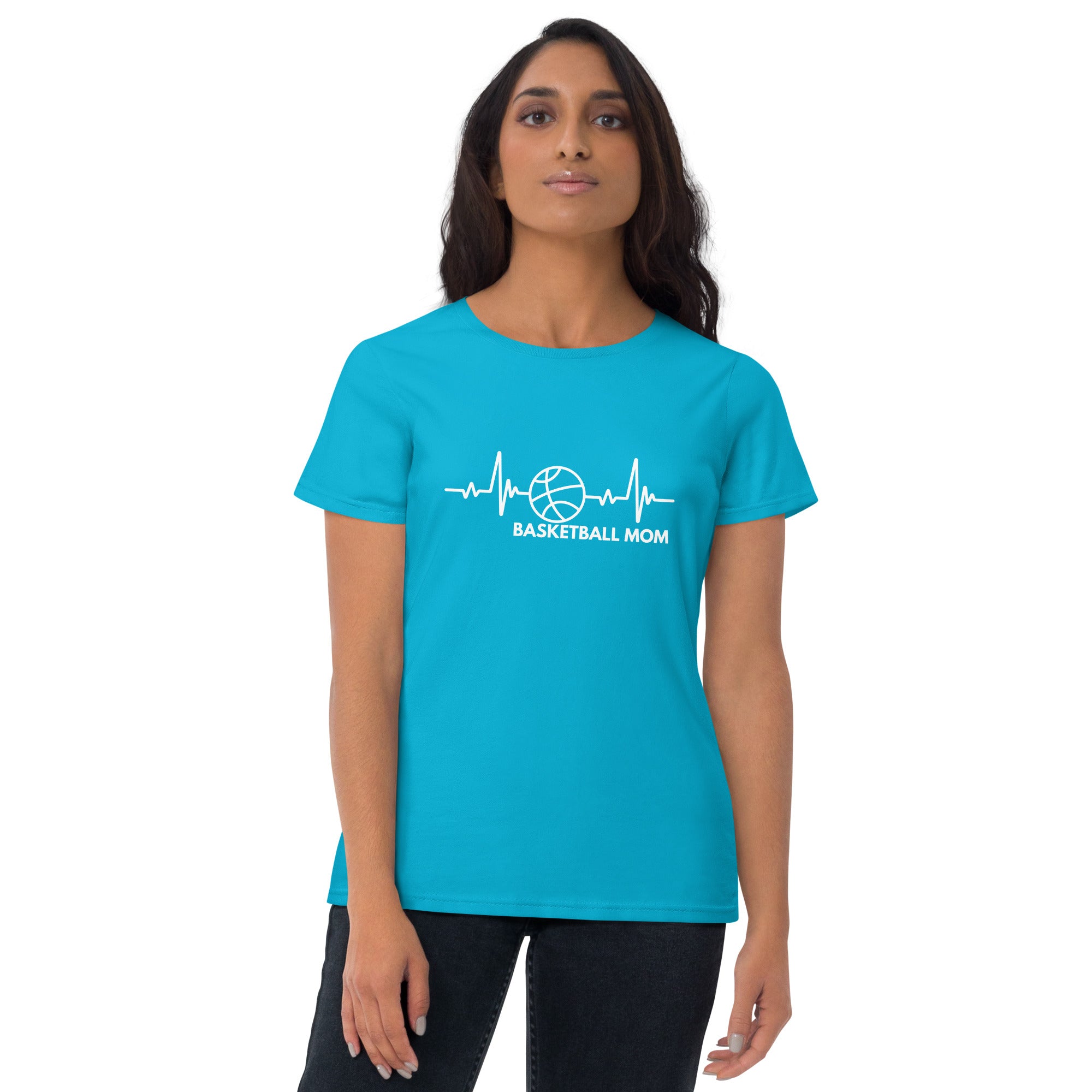 Basketball Mom Women's Fitted T-Shirt