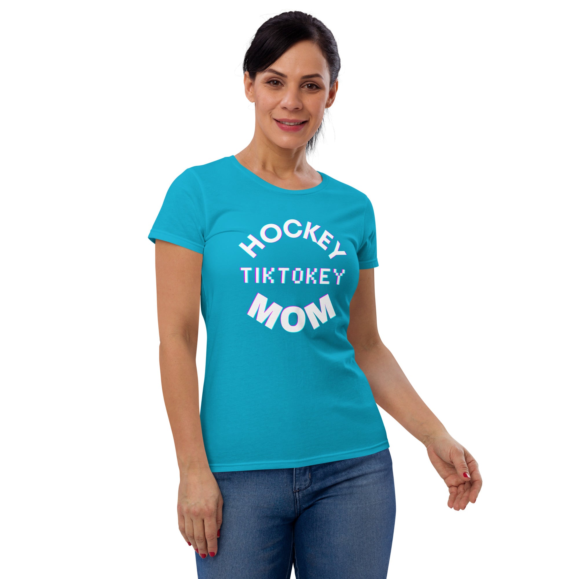 Hockey Tiktokey Women's Fitted T-Shirt