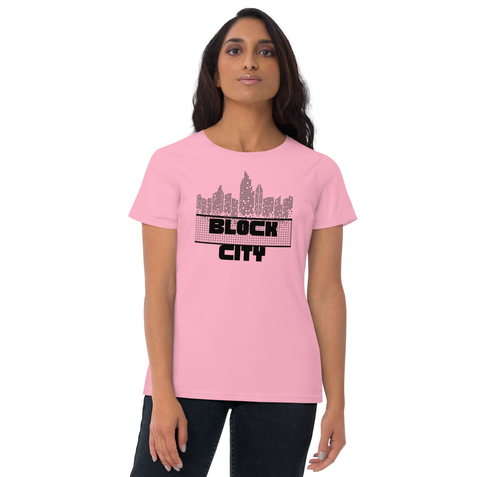 Block City Women's Fitted T-Shirt