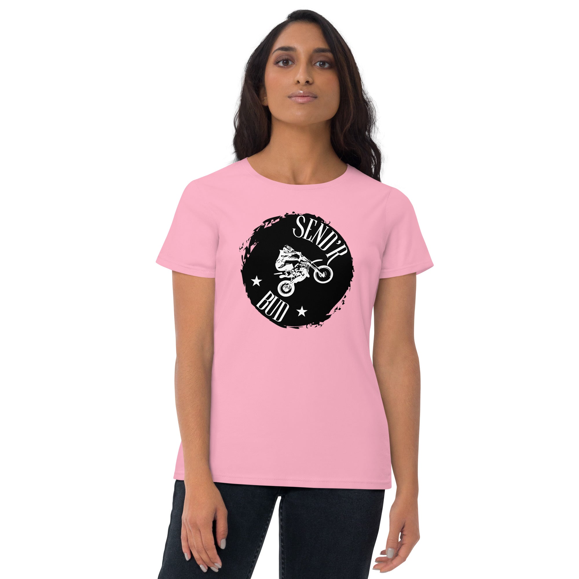 Send'r Bud Women's Fitted T-Shirt