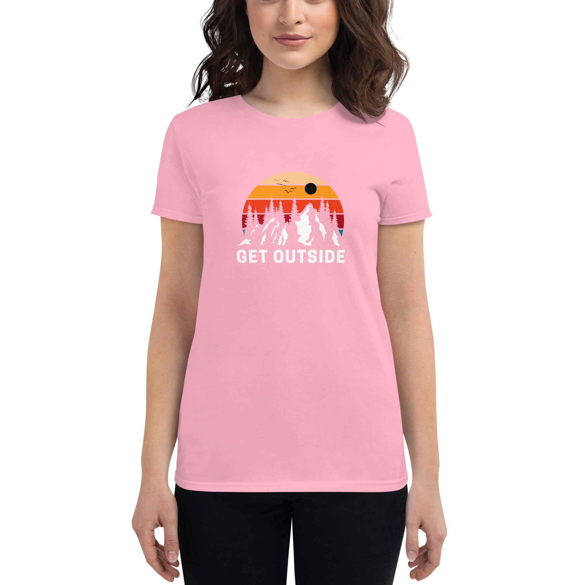 Get Outside Women's Fitted T-Shirt