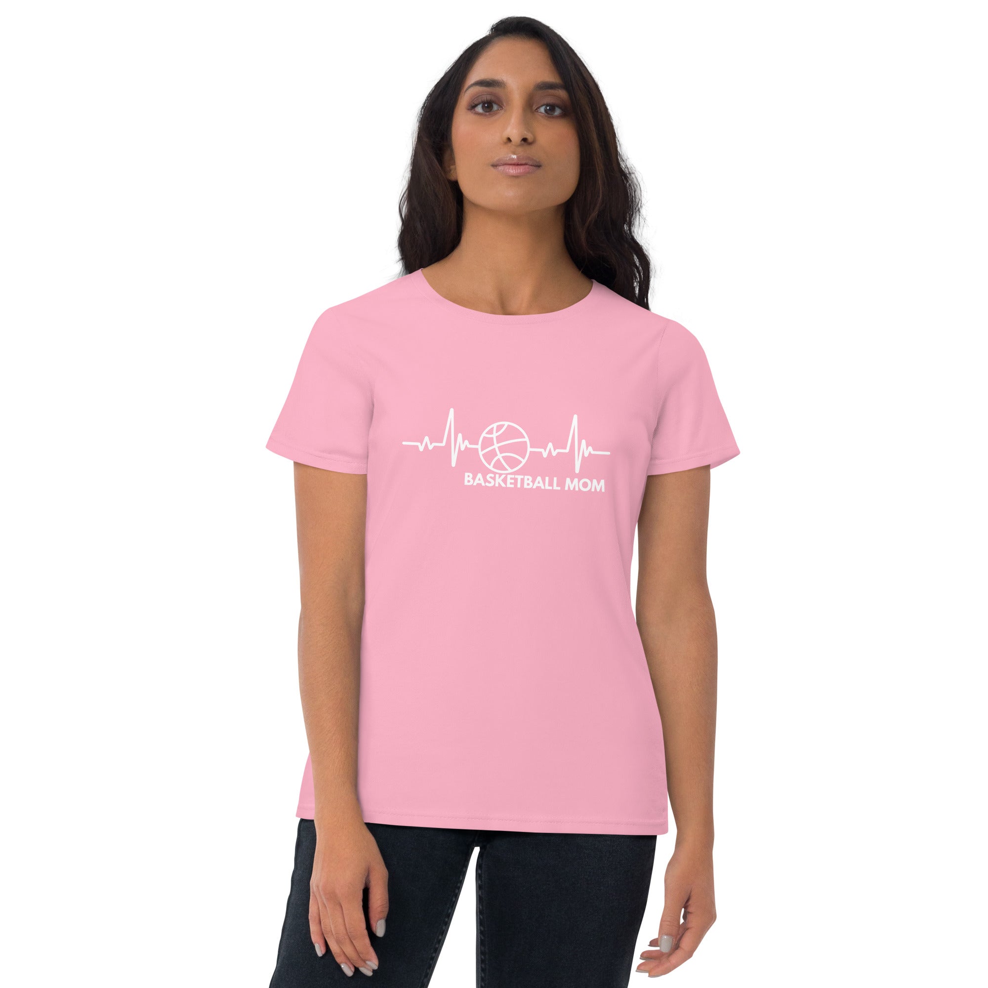 Basketball Mom Women's Fitted T-Shirt