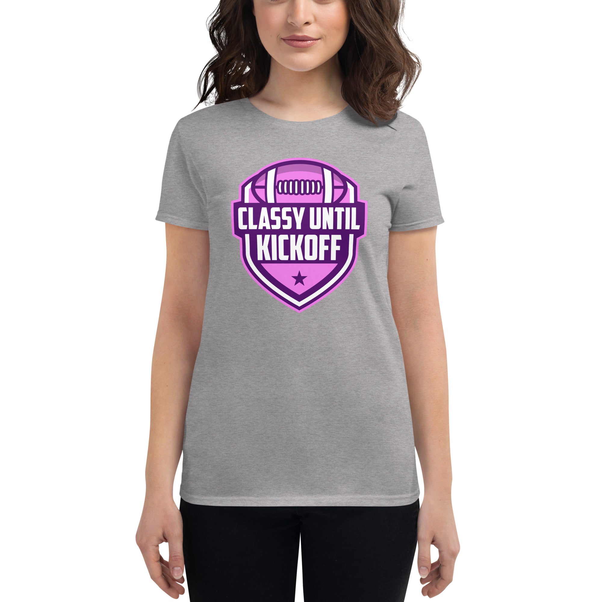 Classy Until KickOff Women's Classic T-Shirt