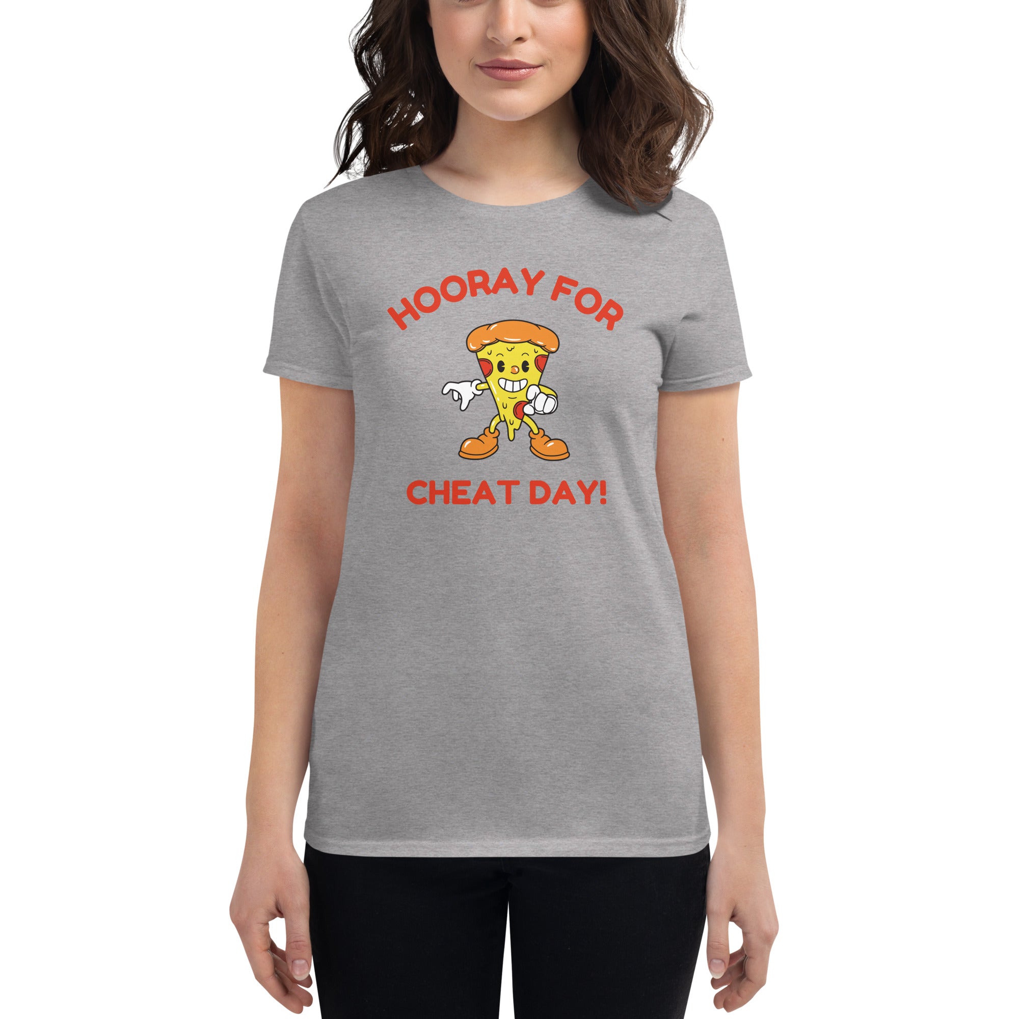 Hooray For Cheat Day! Women's Fitted T-Shirt
